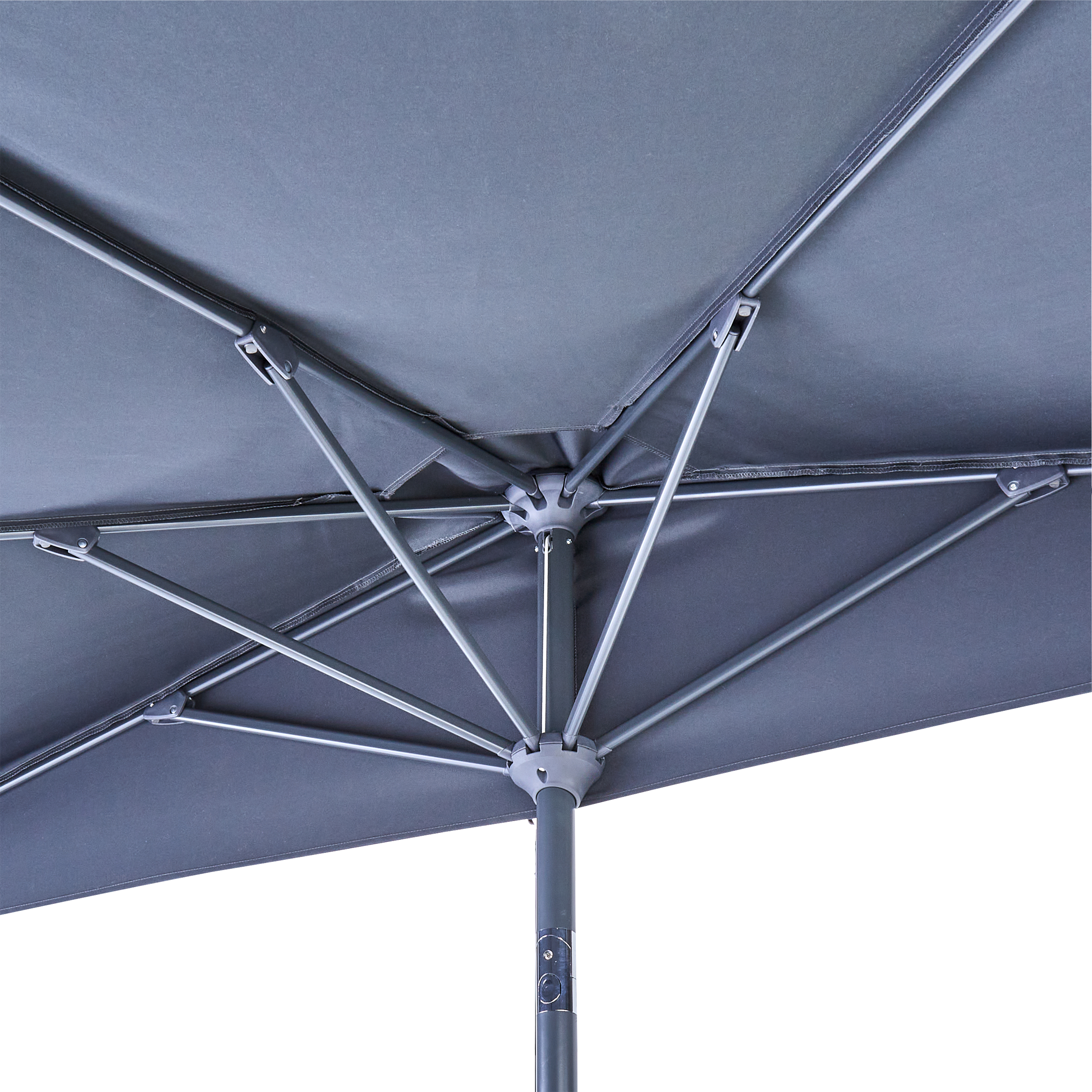 Chapéu de sol em meia lua NATERIAL ARKEA 200G 270X135CM CINZA ESCURO - 29