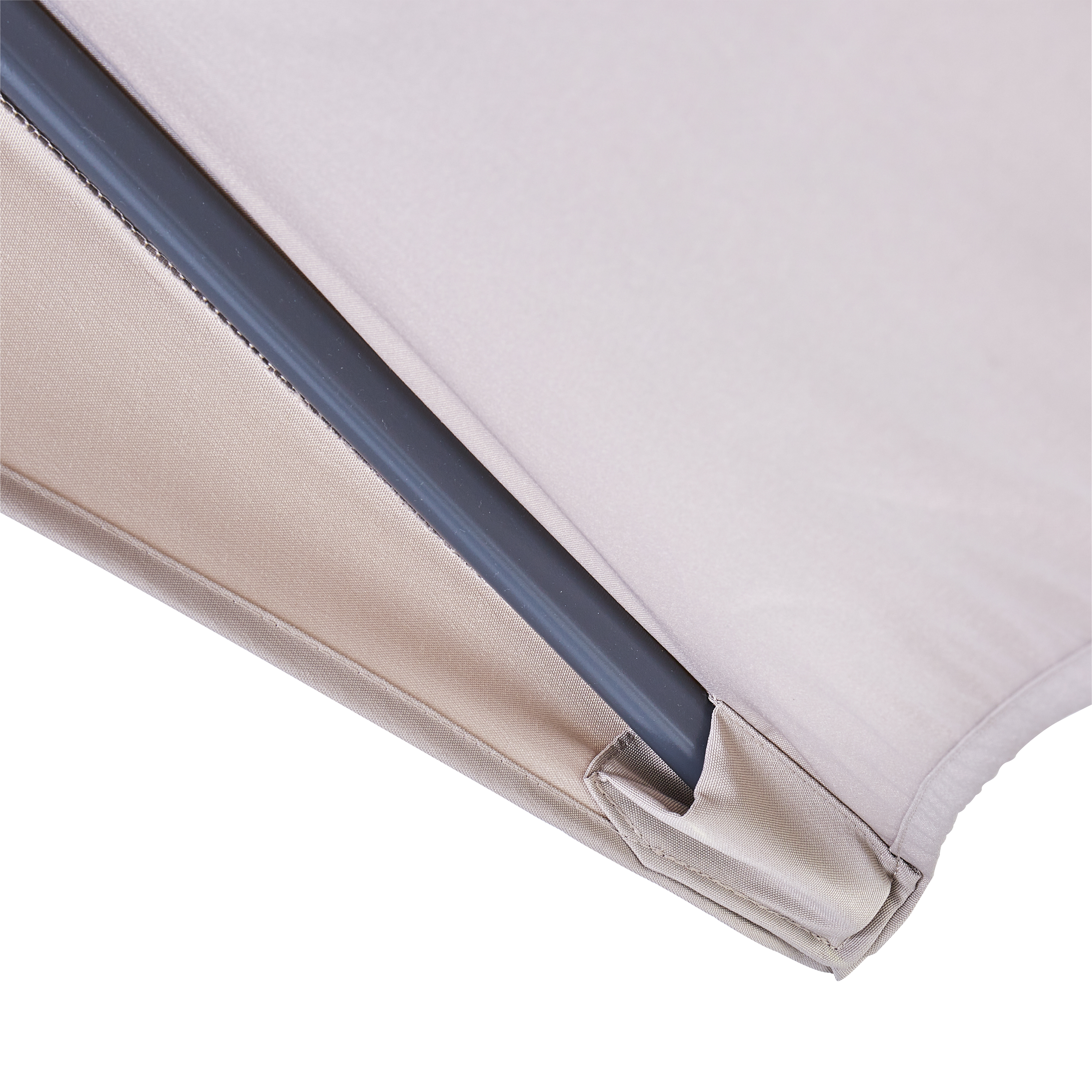 Parasol NATERIAL Arkea taupe 1/2 cercle - 12