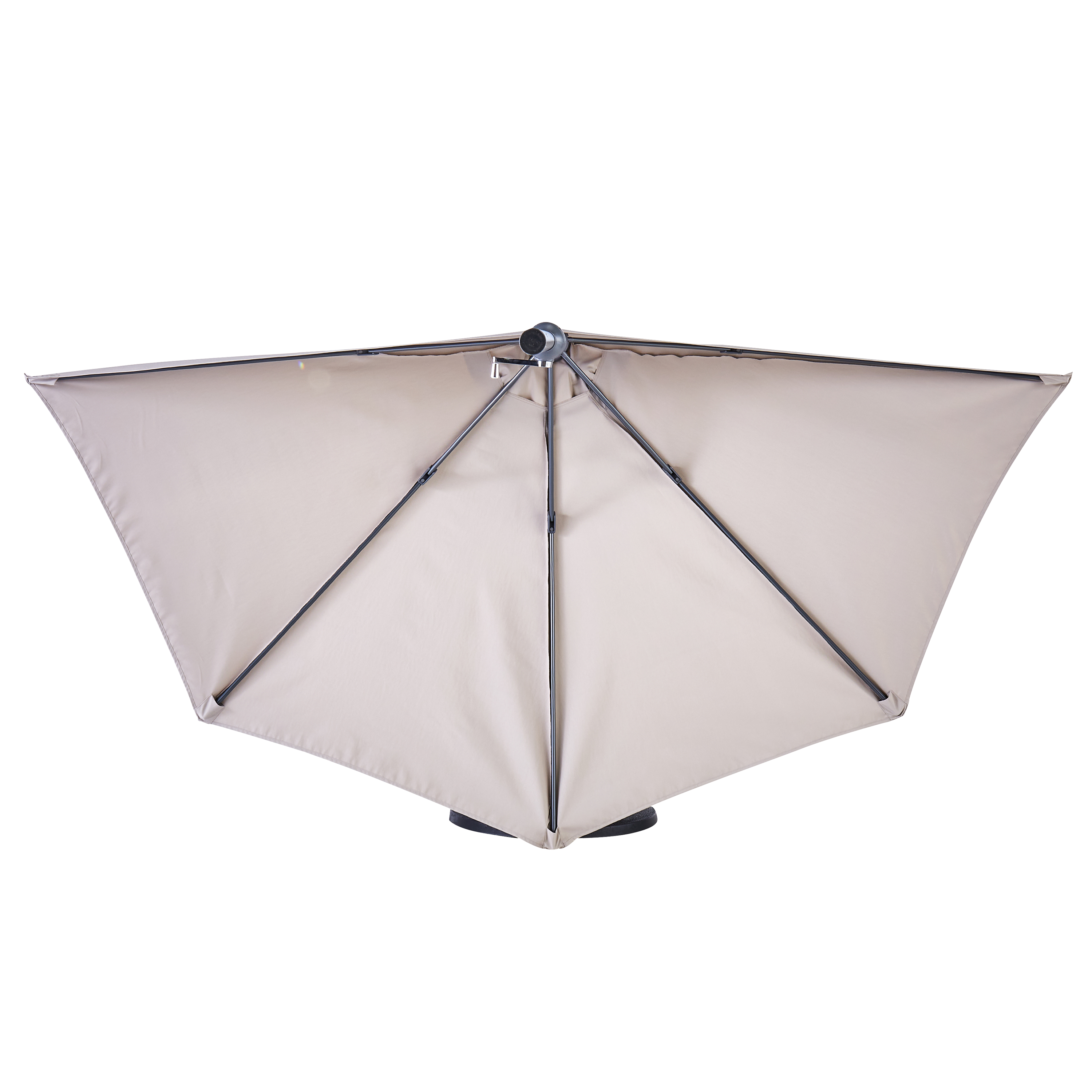 Parasol NATERIAL Arkea taupe 1/2 cercle - 9