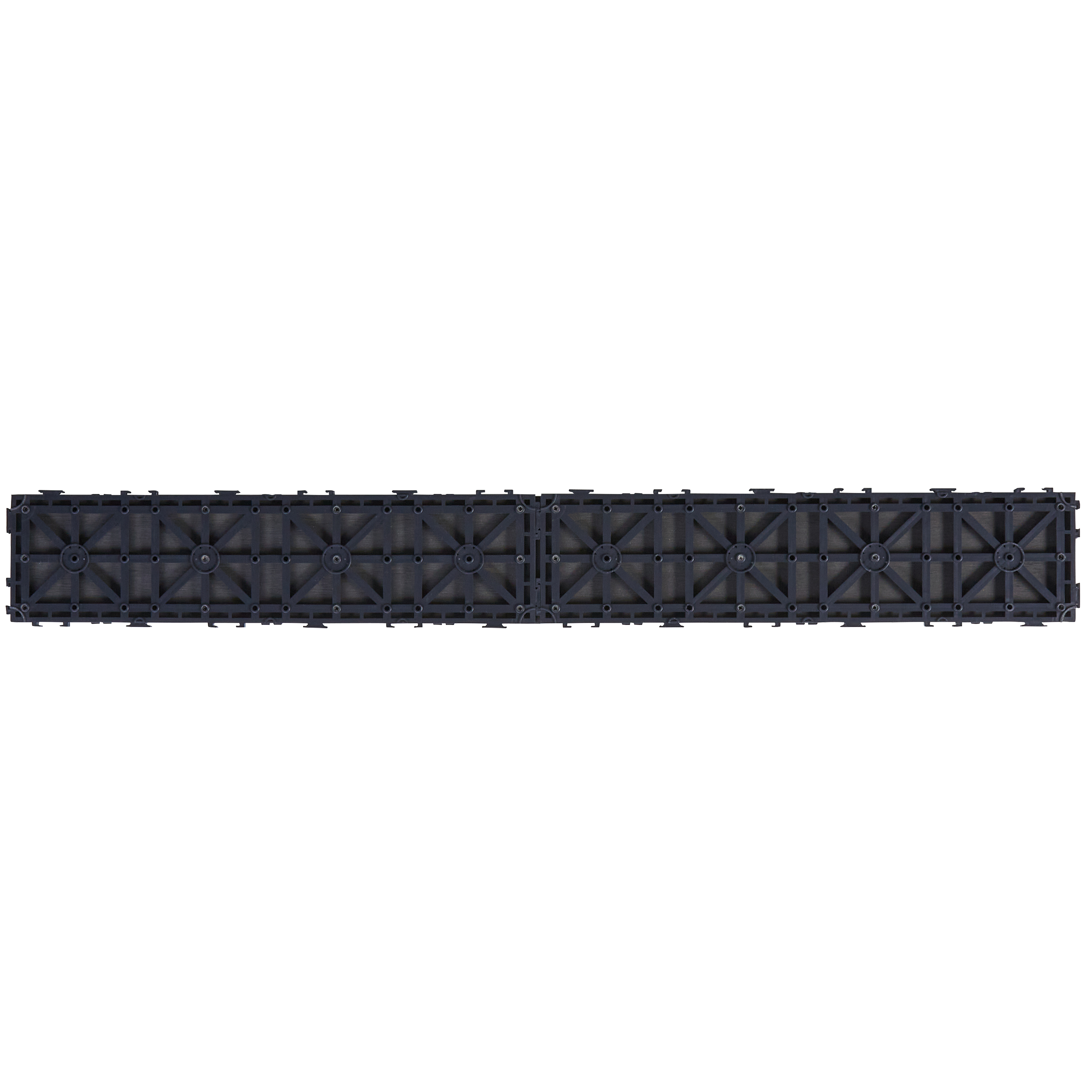 Listone a incastro da esterno in composito di legno e plastica (wpc) effetto legno pioppo grigio L 120 x L 15 cm x Sp. 23 mm Komi - 7