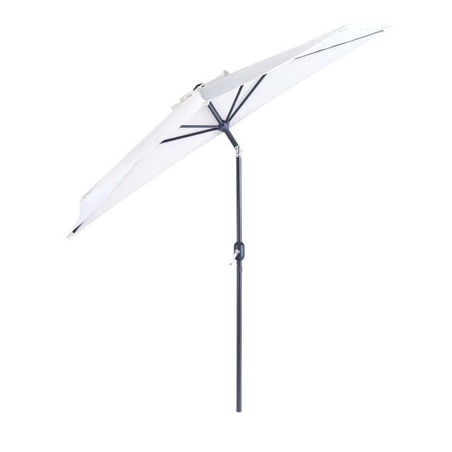 Parasol NATERIAL Arkea blanc 1/2 cercle