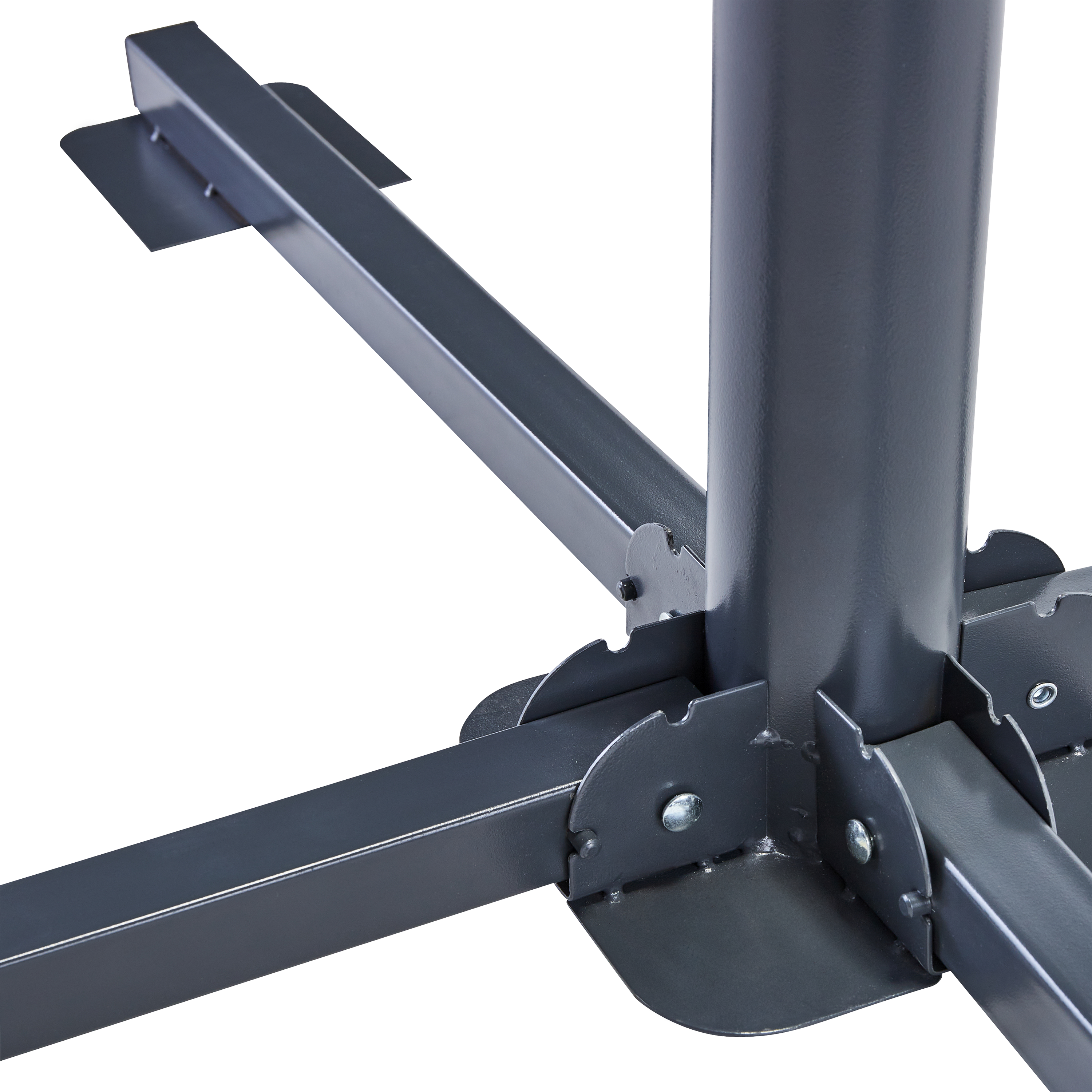 Base per ombrellone riempibile in acciaio grigio NATERIAL L 85.5 x P 85.5 x H 33.5 cm - 10