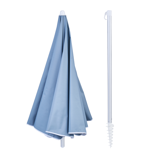 Chapéu de sol praia NATERIAL VALI FIBERGLAS 160G D180CM AZUL