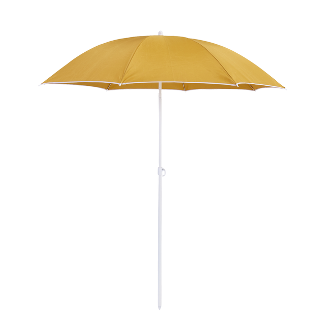 Chapéu de sol praia NATERIAL REMA AÇO 140G D180CM AMARELO