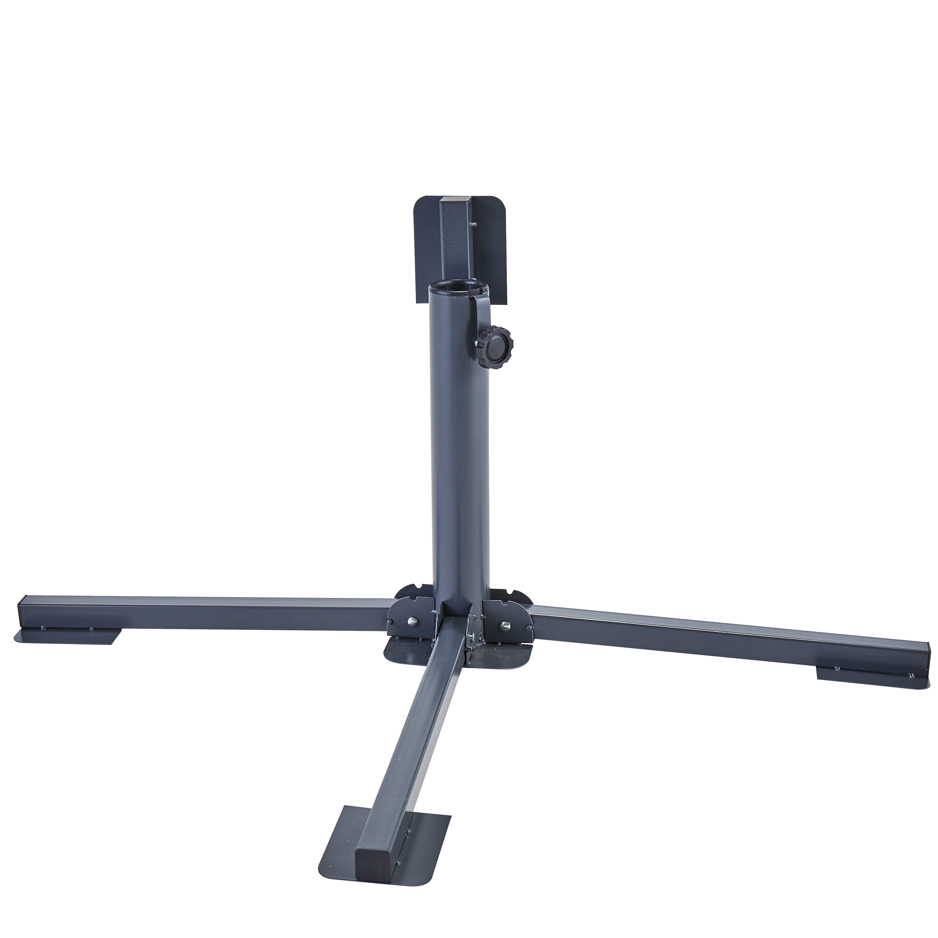 Base per ombrellone riempibile in acciaio grigio NATERIAL L 85.5 x P 85.5 x H 33.5 cm - 8