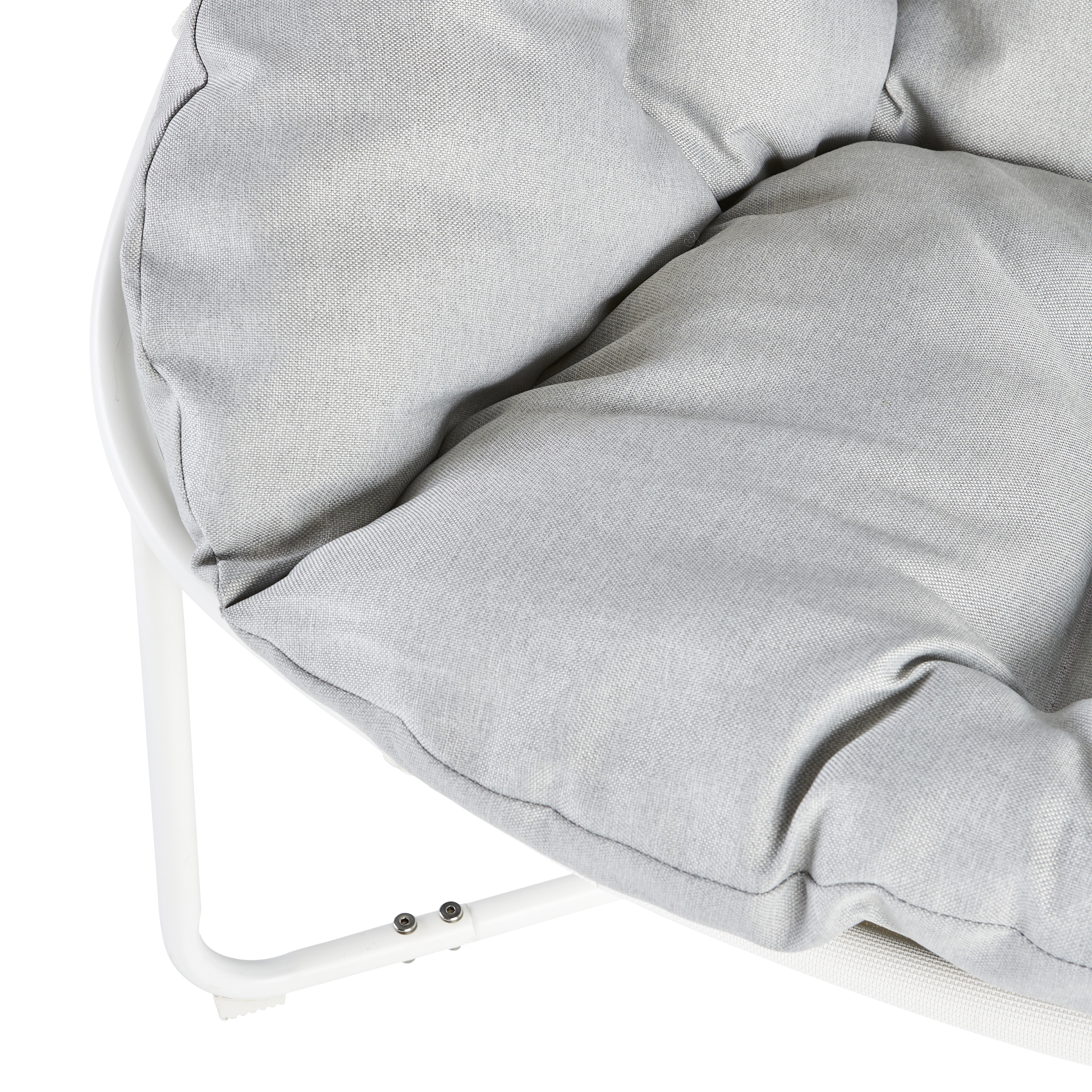 Cadeira relax aço branco Cocoon Naterial - 8