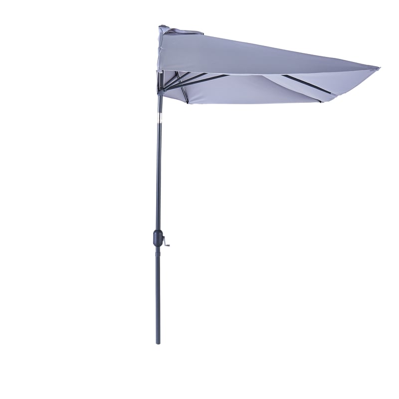 Parasol balkonowy przyścienny Arkea 262x135x240 cm szary Naterial
