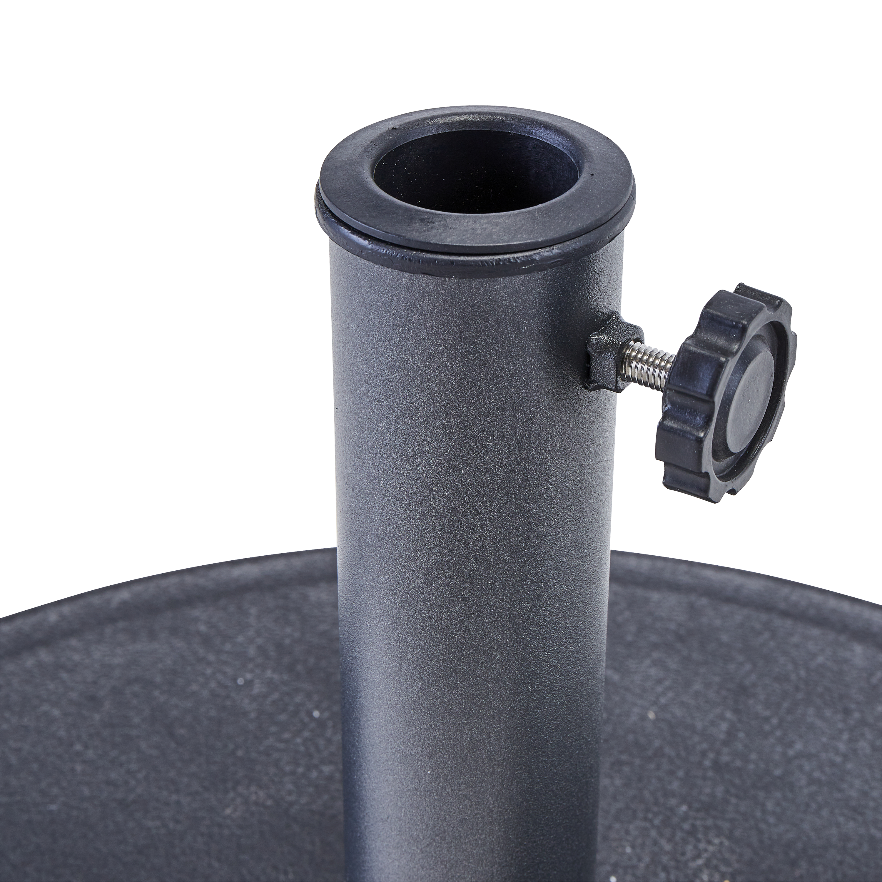 Base per ombrellone riempibile in acciaio nero NATERIAL L 60 x P 38 x H 33.5 cm - 2