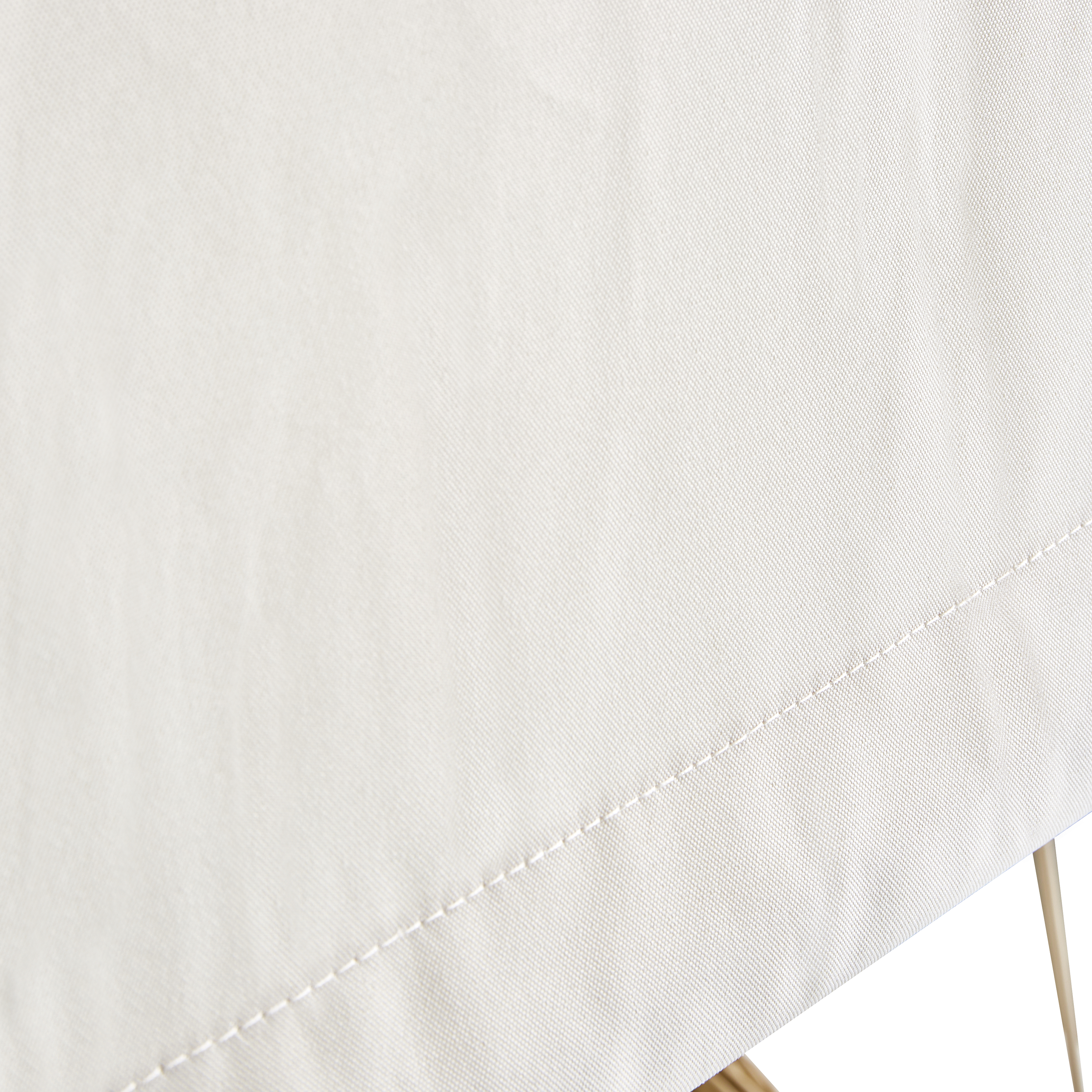 Balancelle 3 places en acier beige NATERIAL Medena l.216 x P.165 x H.180 cm - 8