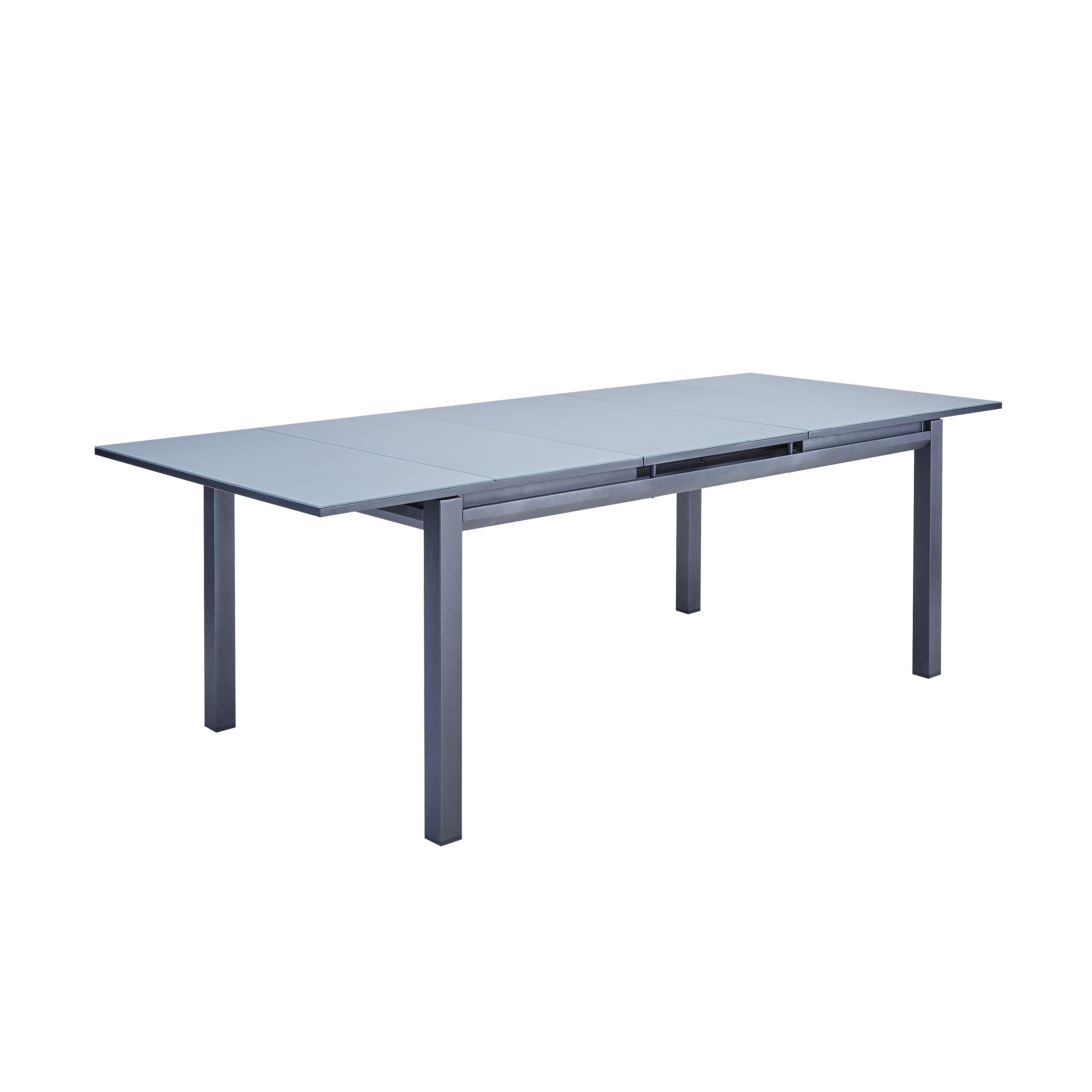 Stół ogrodowy rozsuwany Odyssea 100x180/240 cm antracytowy Naterial