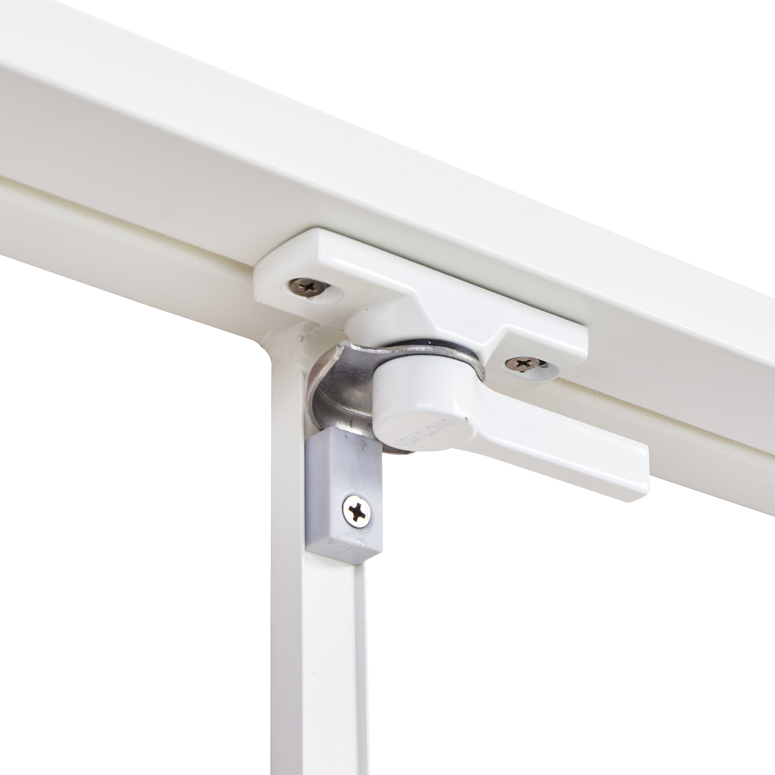 Tavolo da giardino allungabile Lyra II NATERIAL in alluminio bianco con piano in vetro  per 6 persone 90/160x90cm - 15