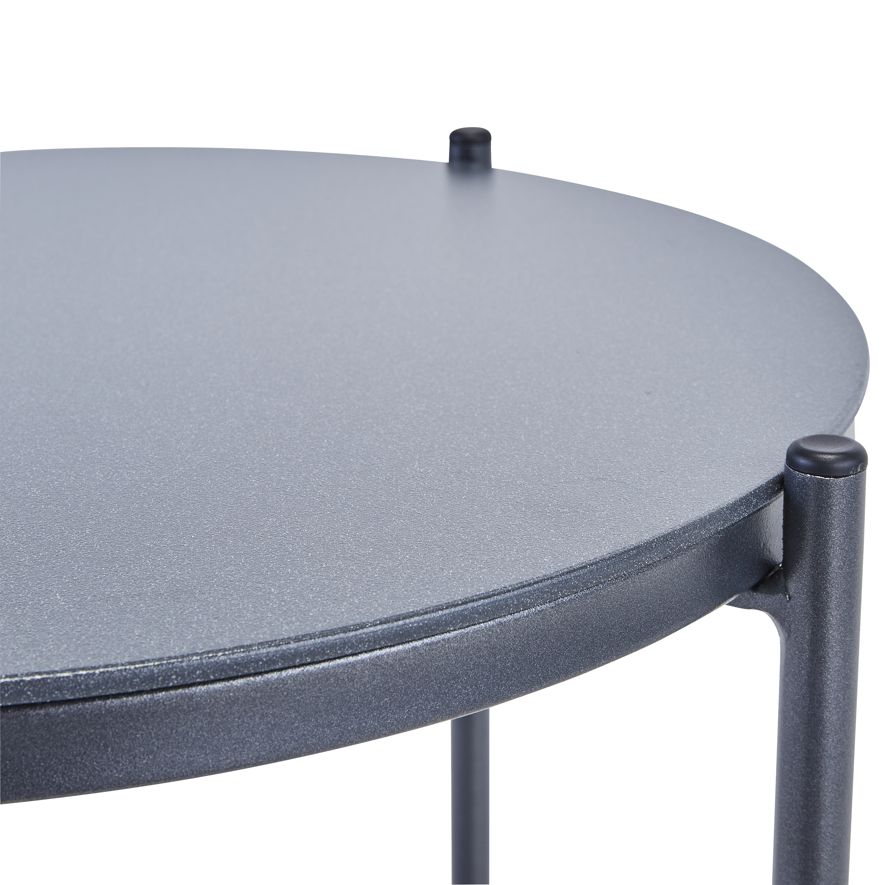 Stolik ogrodowy okrągły Mobis 45 cm antracytowy Naterial - 14