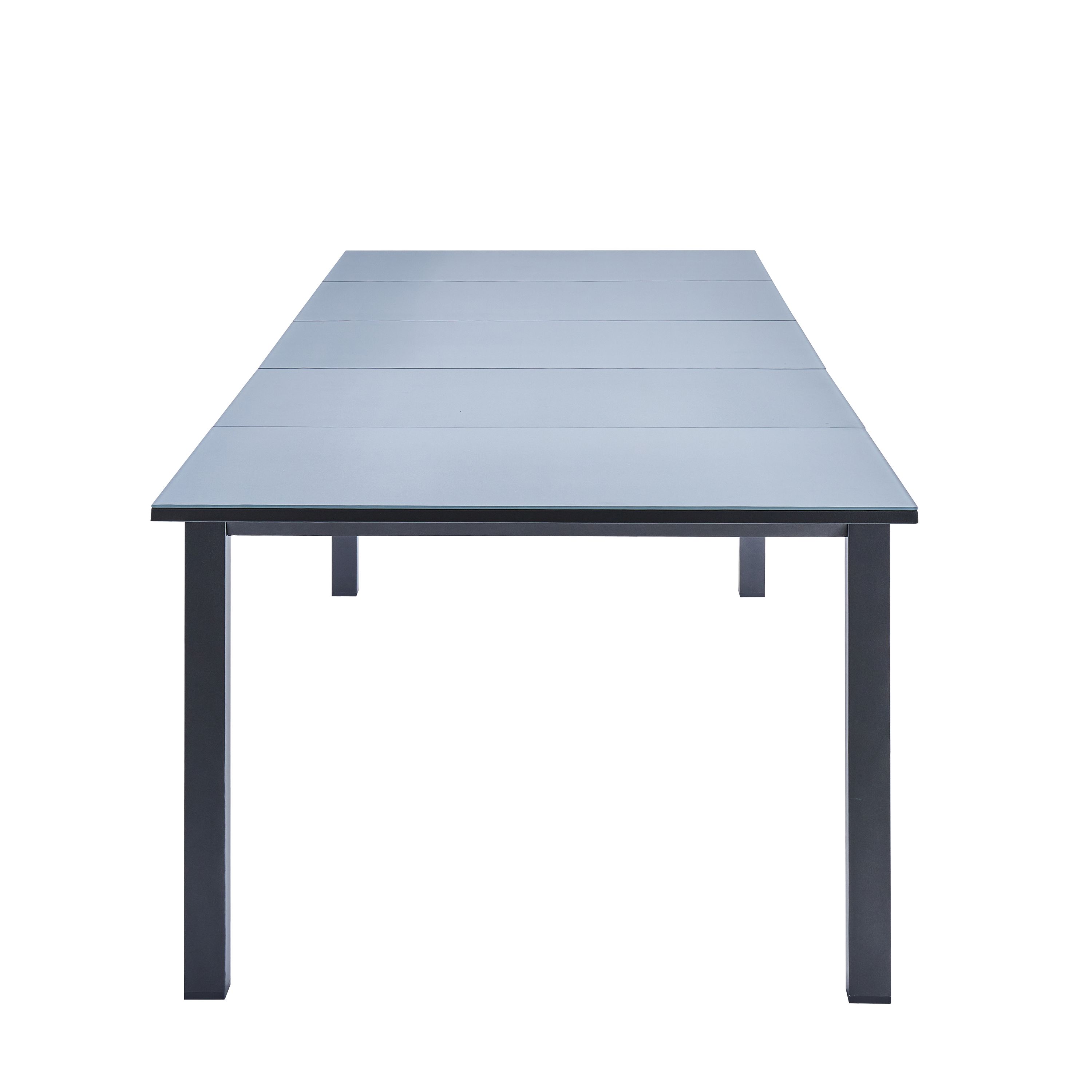 Stół ogrodowy rozsuwany Odyssea 100x256/320 cm antracytowy Naterial - 17