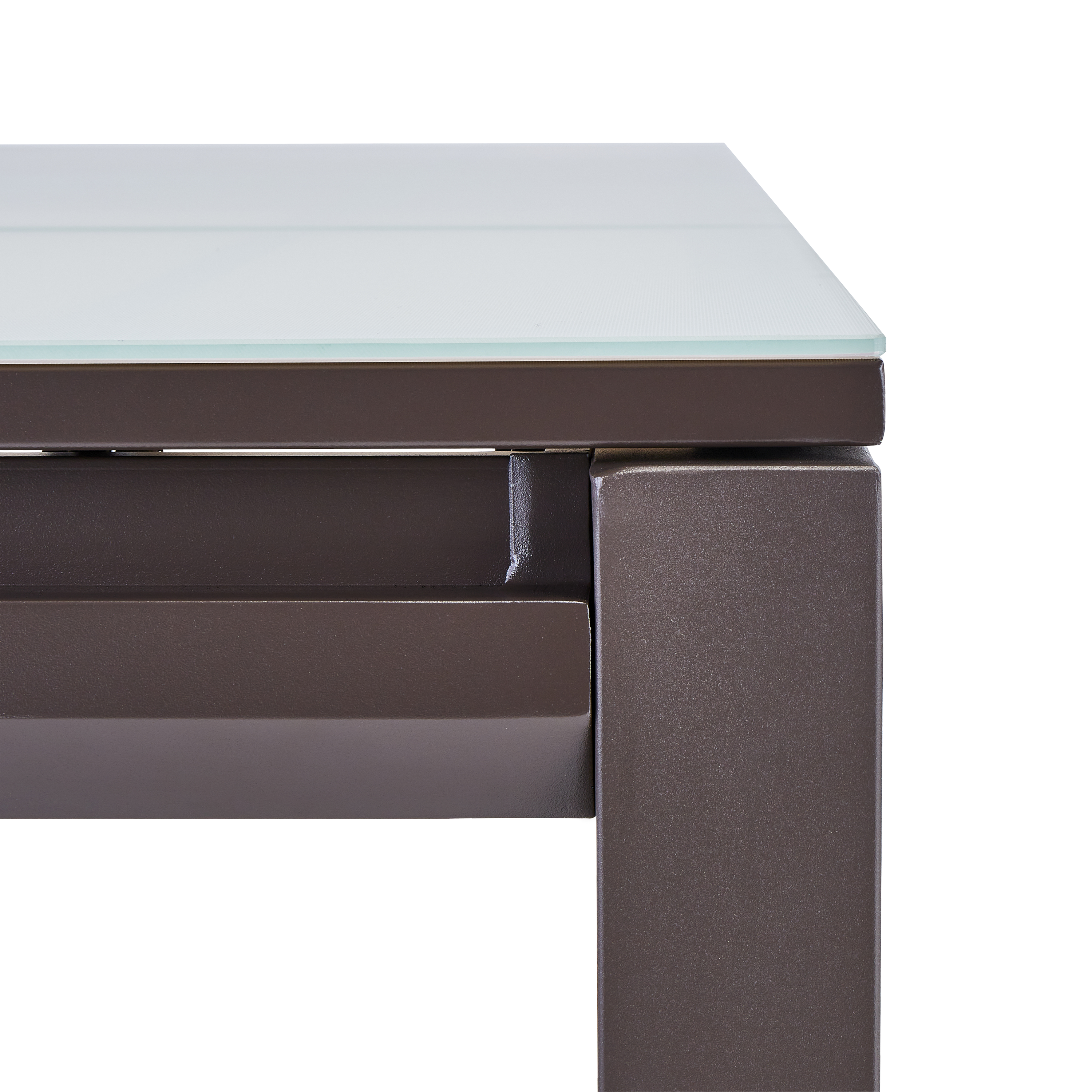 Mesa de alumínio NATERIAL ODYSSEA II EASY VIDRO 180/240X100CM MOKA - 35