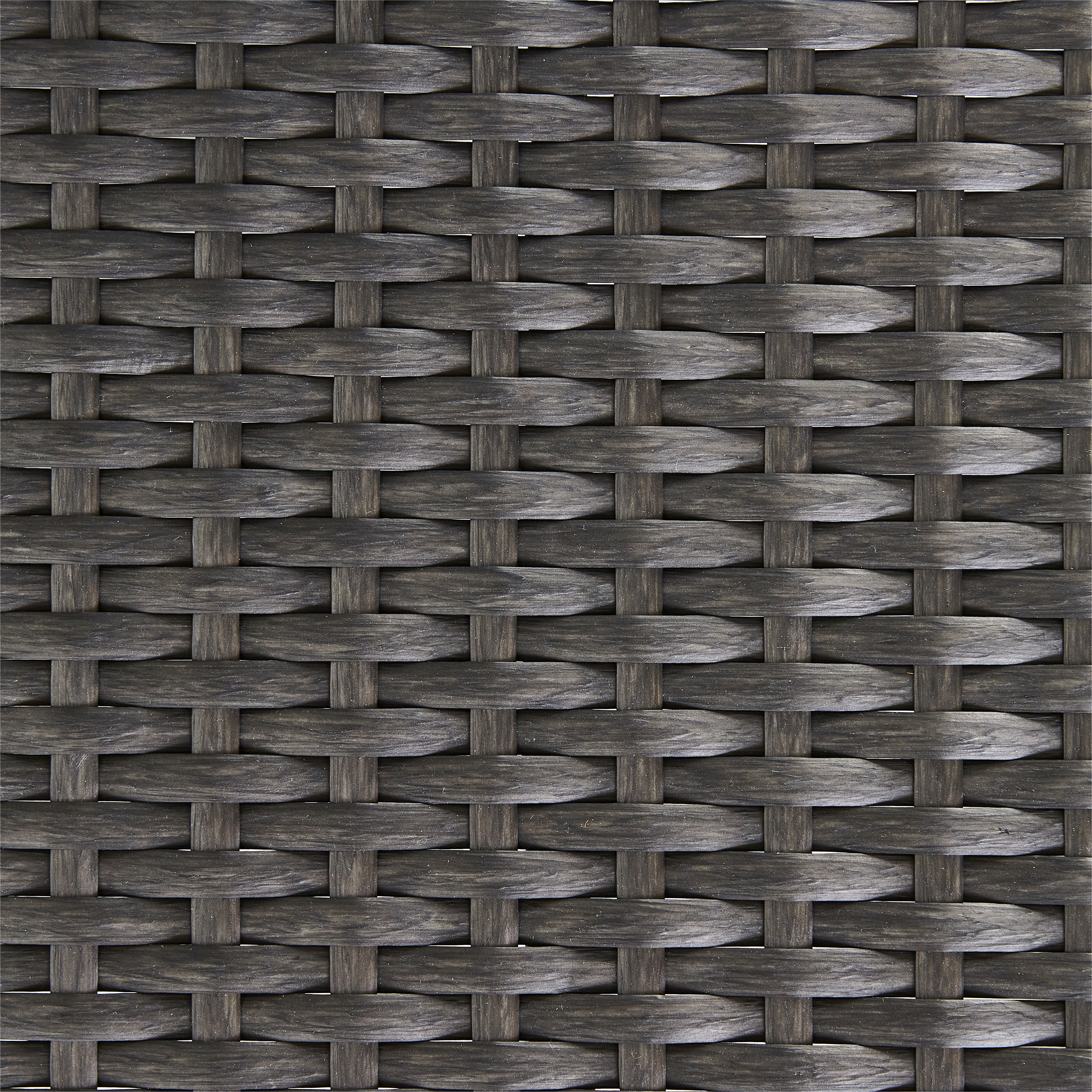 Pouf da giardino con cuscino grigio Noa NATERIAL, struttura in acciaio seduta in rattan sintetico antracite, L 40 x H 38 x P 40 cm - 8