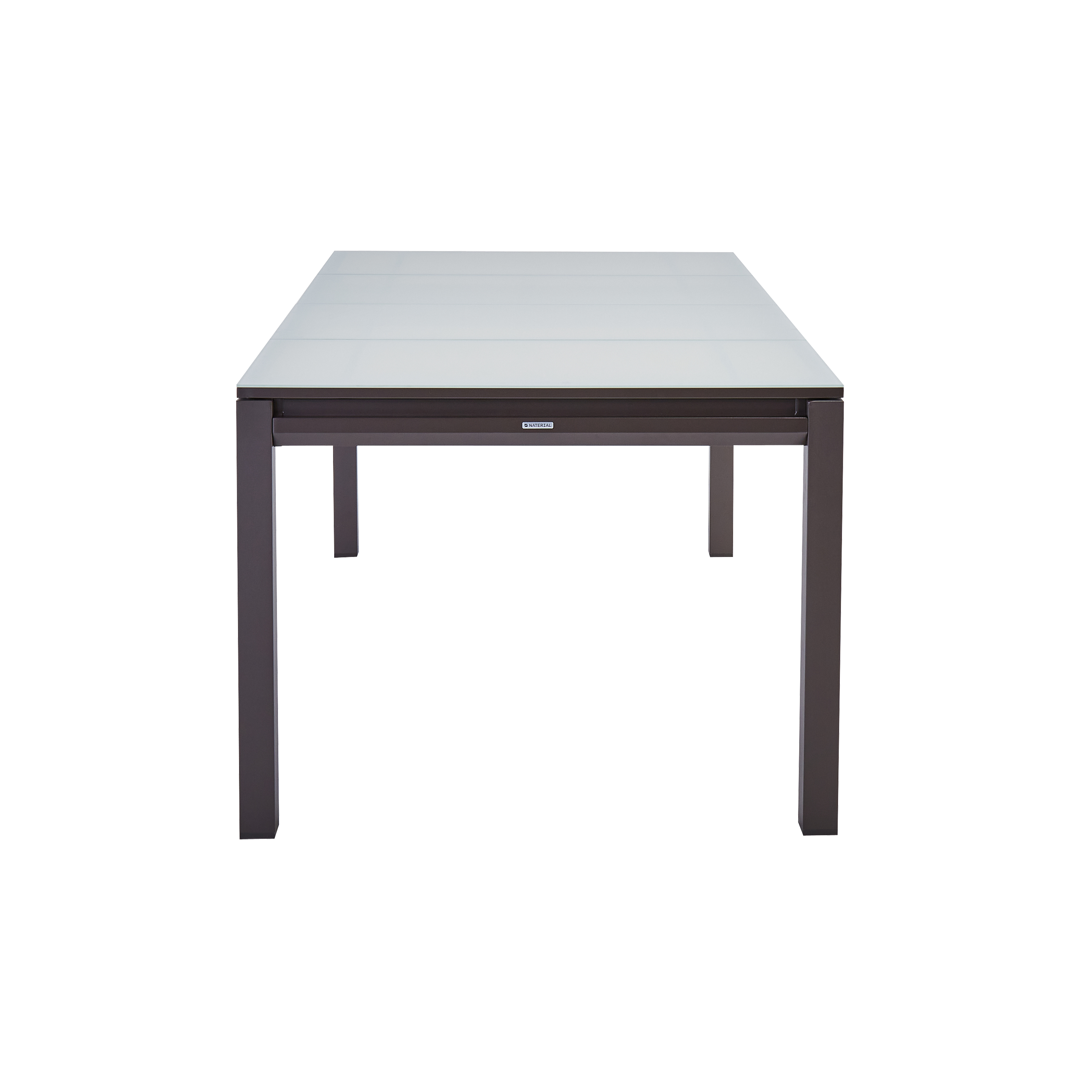 Mesa de alumínio NATERIAL ODYSSEA II EASY VIDRO 180/240X100CM MOKA - 27