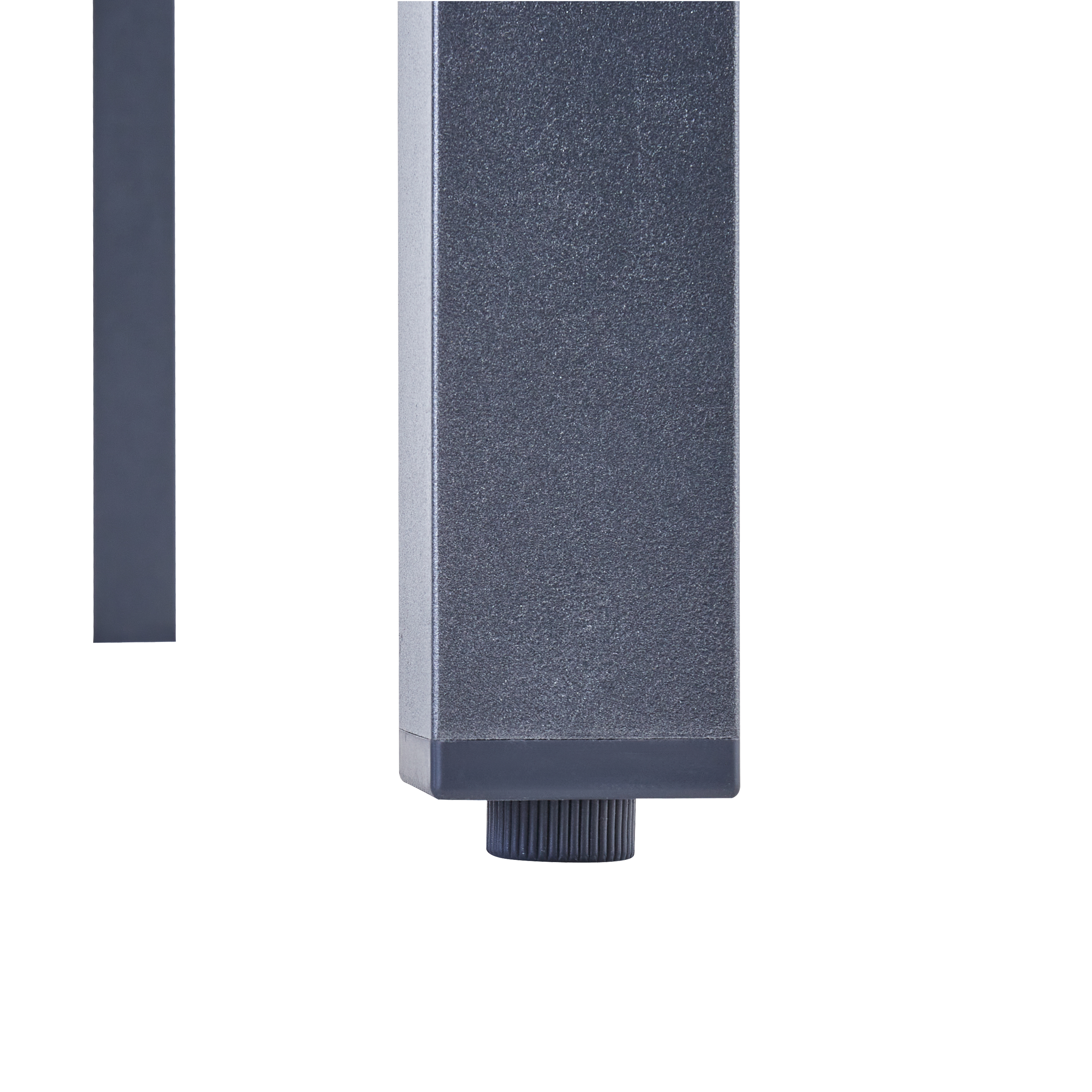 Tavolo da giardino allungabile Odyssea II NATERIAL in alluminio antracite con piano in vetro per 6 persone 180/240x100cm - 22