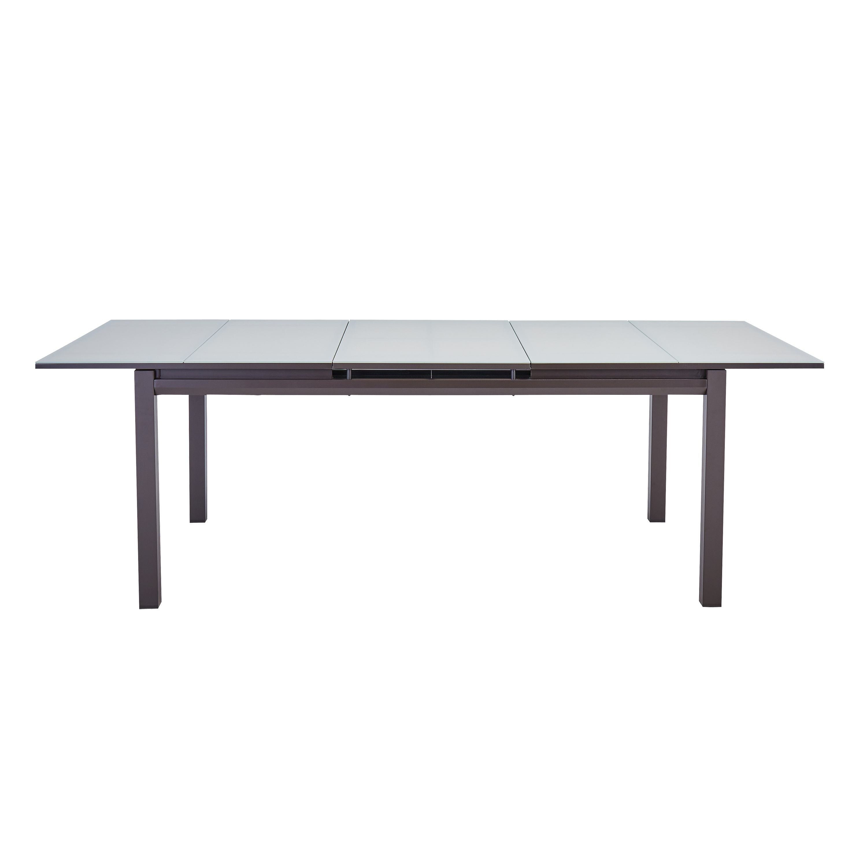 Mesa de alumínio NATERIAL ODYSSEA II EASY VIDRO 180/240X100CM MOKA - 30
