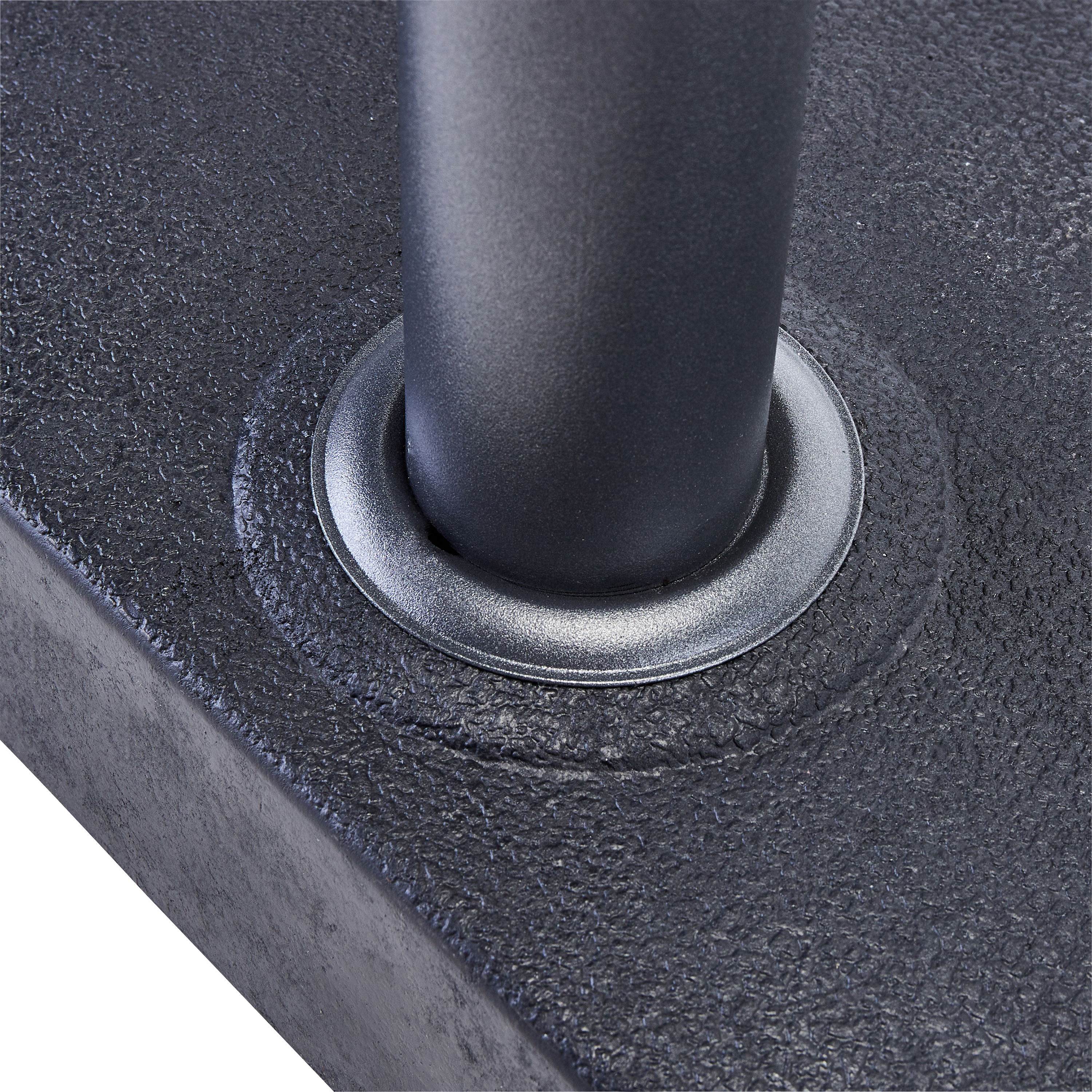 Base per ombrellone riempibile in acciaio nero NATERIAL L 60 x P 38 x H 33.5 cm - 3