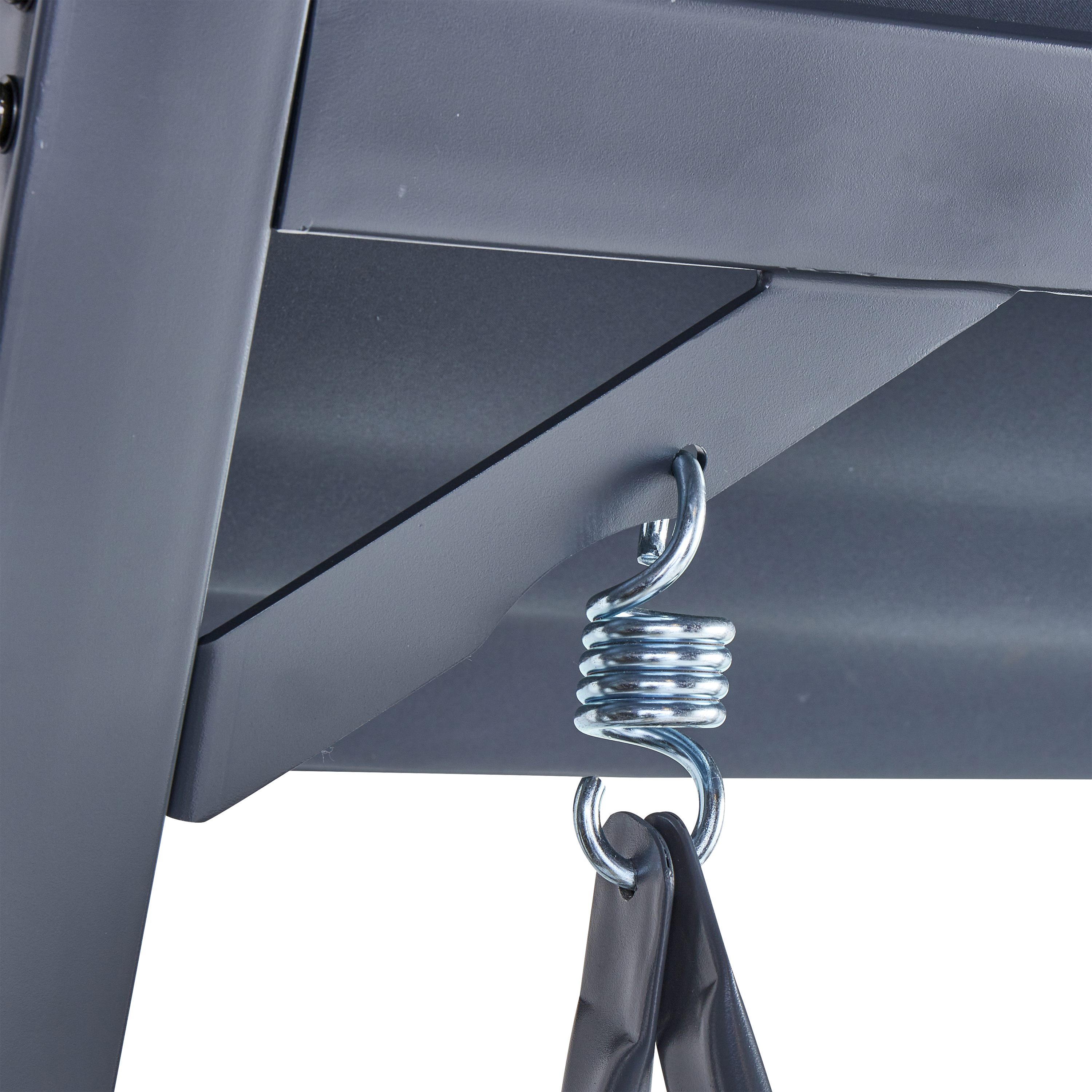 Dondolo NATERIAL struttura in acciaio antracite, cuscini in poliestere antracite - 8