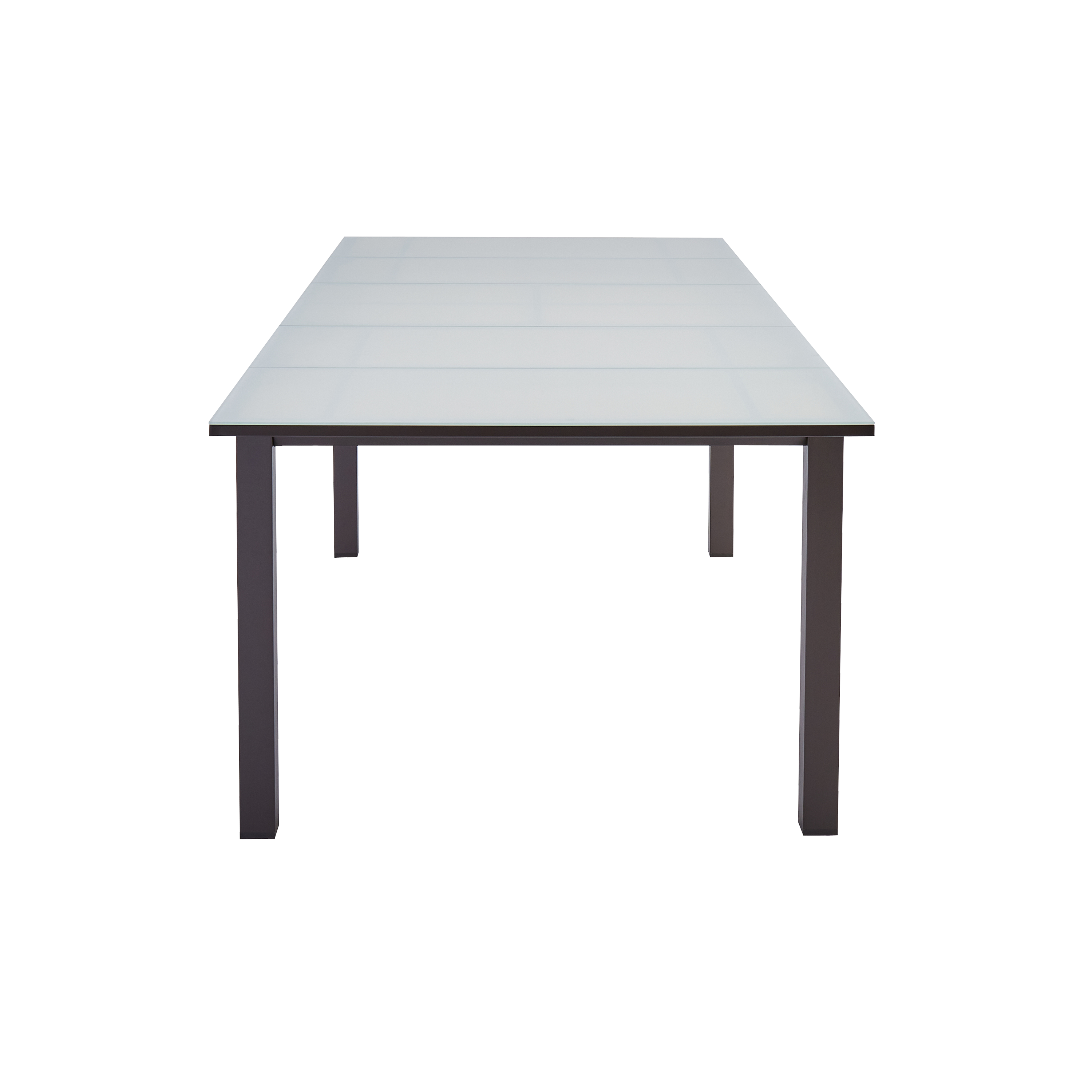Mesa de alumínio NATERIAL ODYSSEA II EASY VIDRO 180/240X100CM MOKA - 5