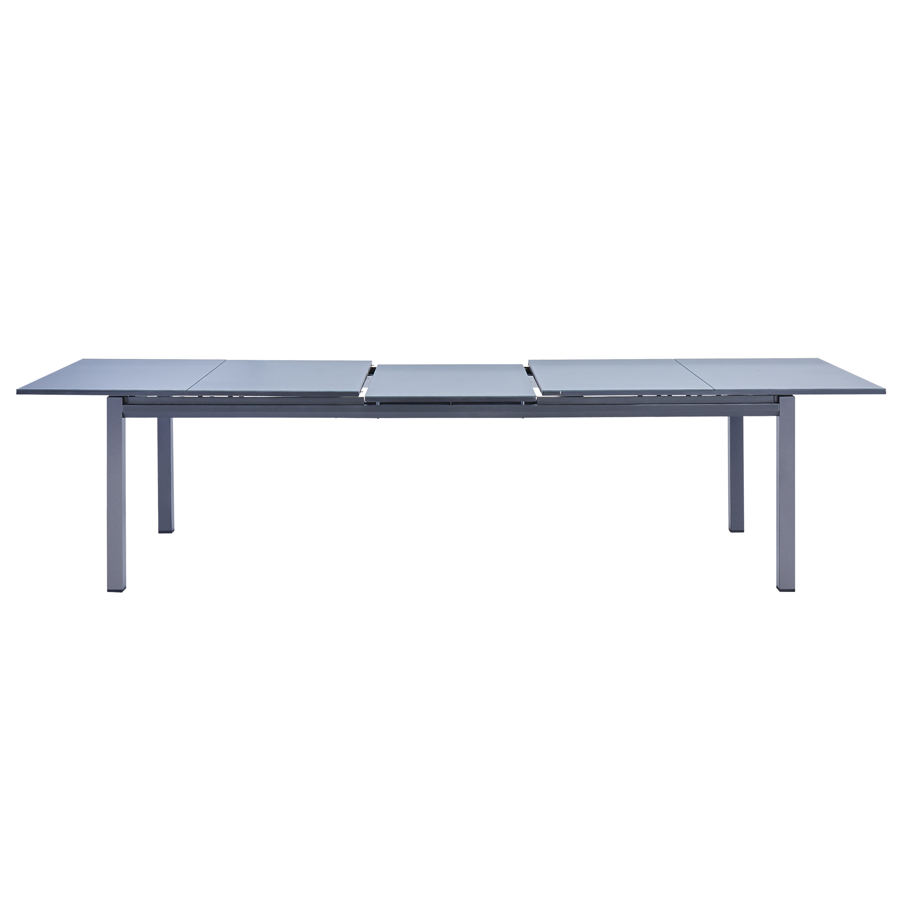 Mesa de alumínio NATERIAL ODYSSEA II EASY VIDRO 256/320X100CM ANTRACITE - 37