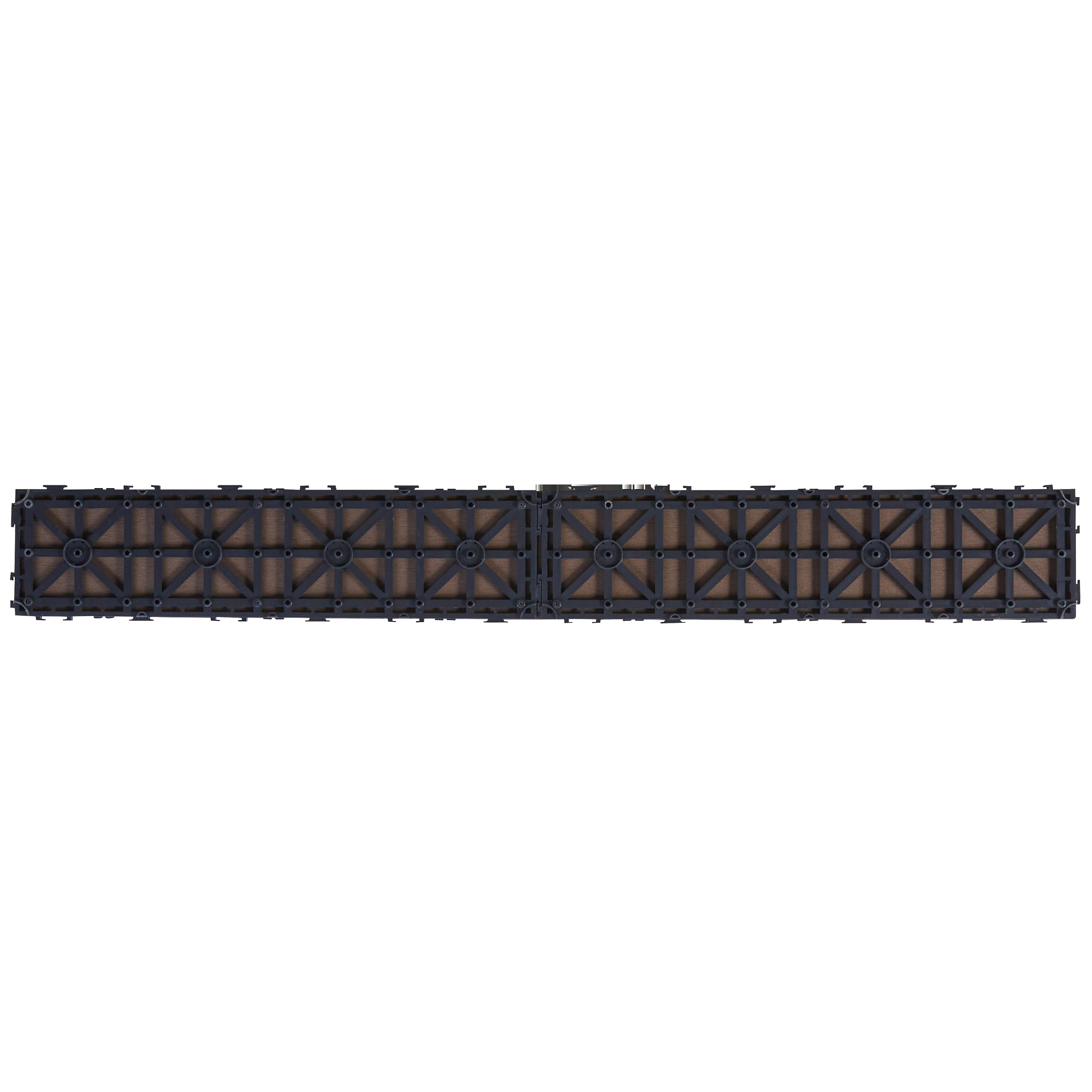 Listone a incastro da esterno in composito di legno e plastica (wpc) effetto legno pioppo marrone L 120 x L 15 cm x Sp. 23 mm Komi - 7