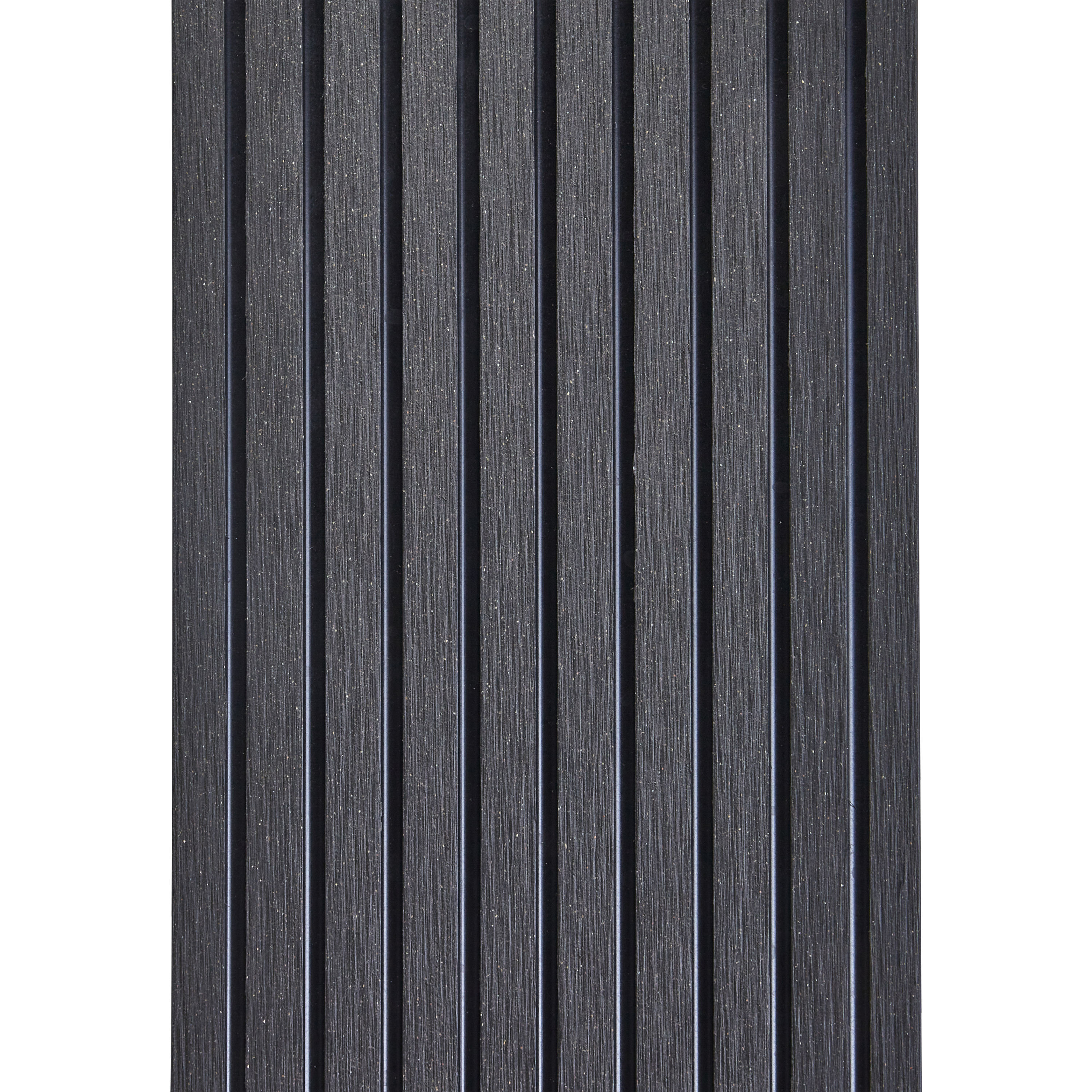 Listone con fissaggio a clip in composito di legno e plastica (wpc) Atlas grigio antracite L 240 x L 14.5 cm x Sp. 21 mm - 21