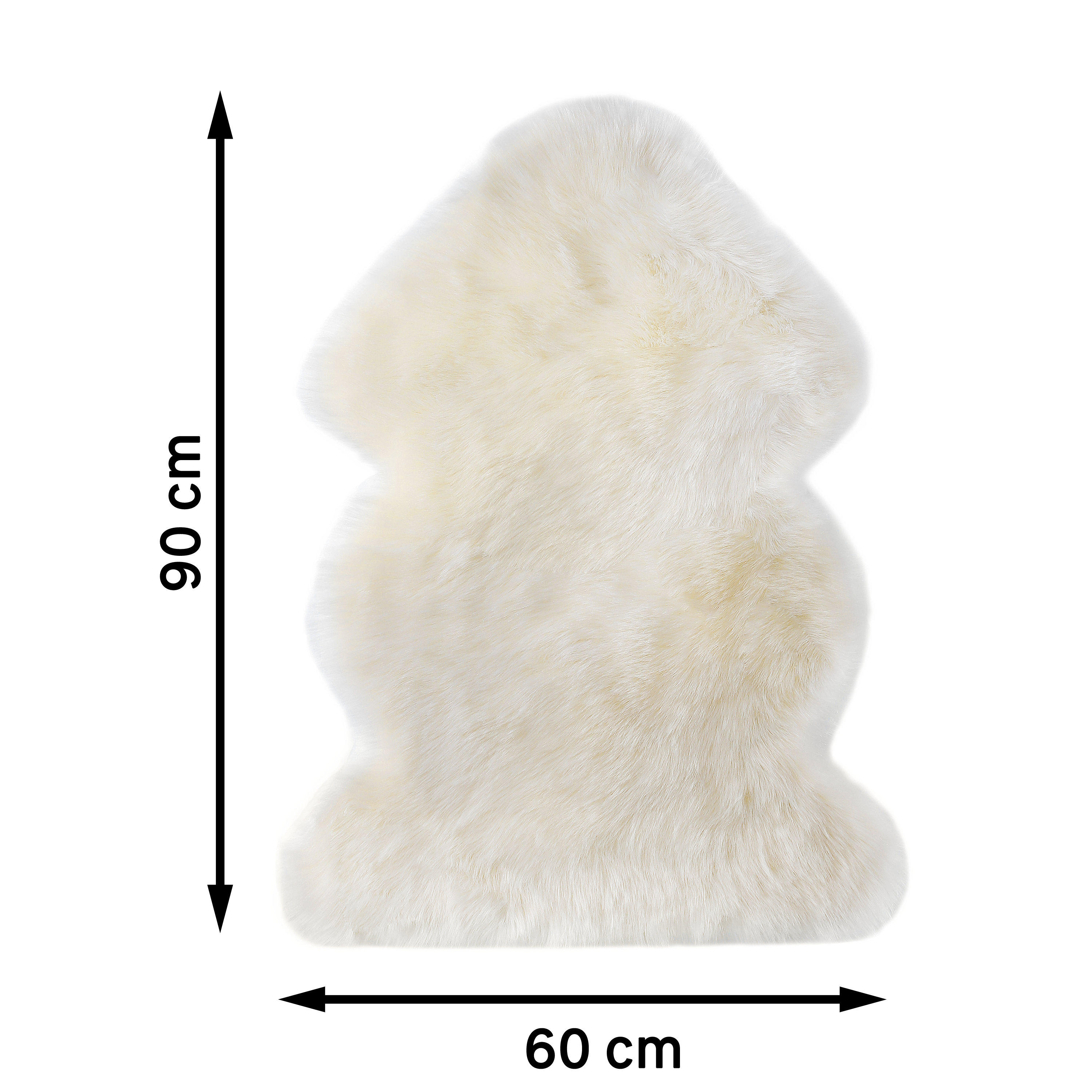 Scendiletto Jade in acrilico, L 90 x L 60 cm, beige - 23