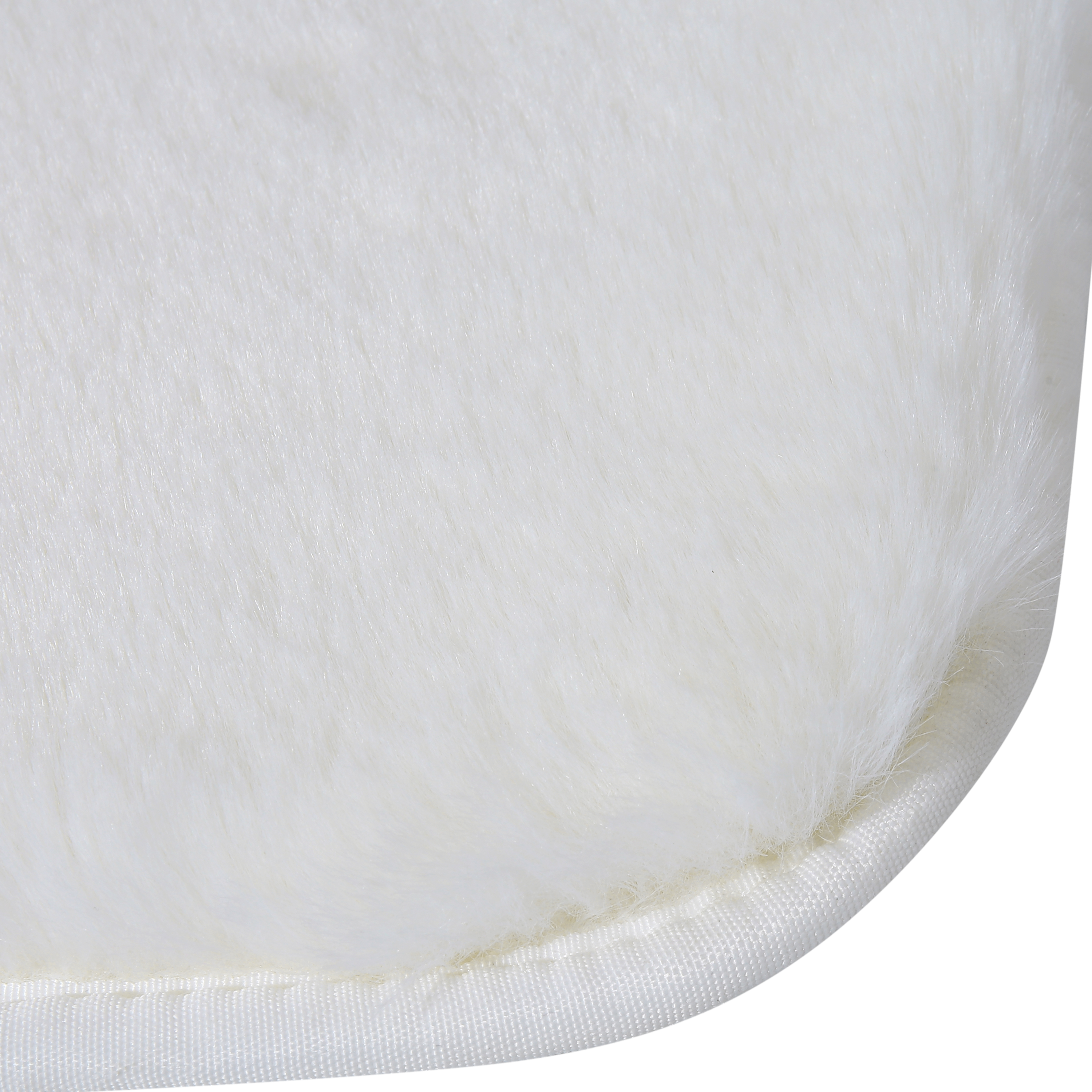 Tapete liso Bianca fake rabbit 60x110cm creme Inspire - 7