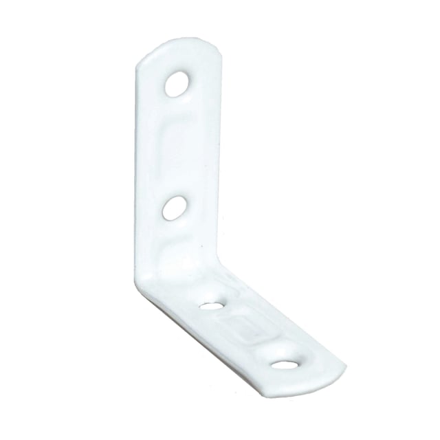 Piastra angolare STANDERS in acciaio zincato bianco L 30 x H 15 X Sp 15 mm