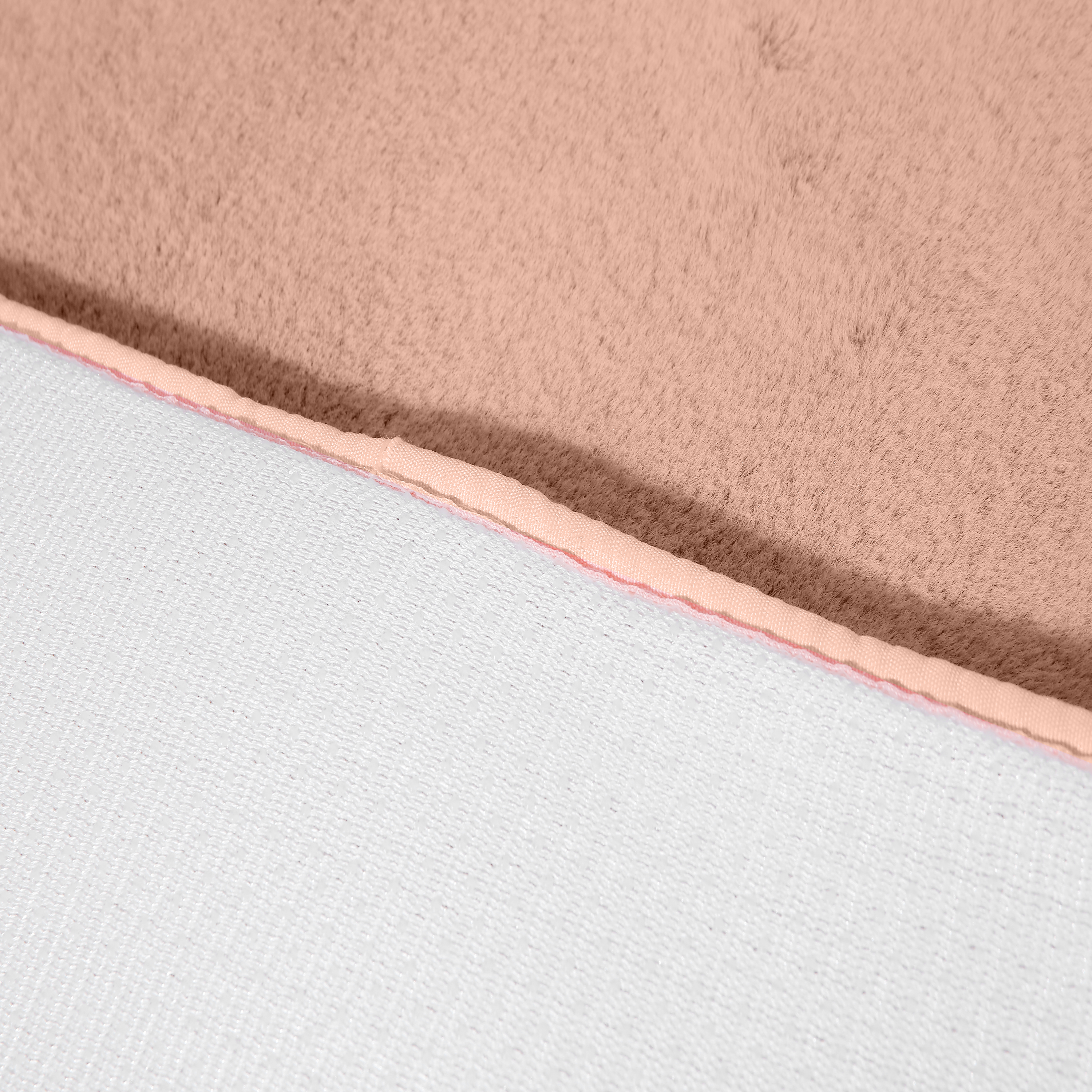 Tappeto Bianca in poliestere, L 110 x L 60 cm, rosa - 5