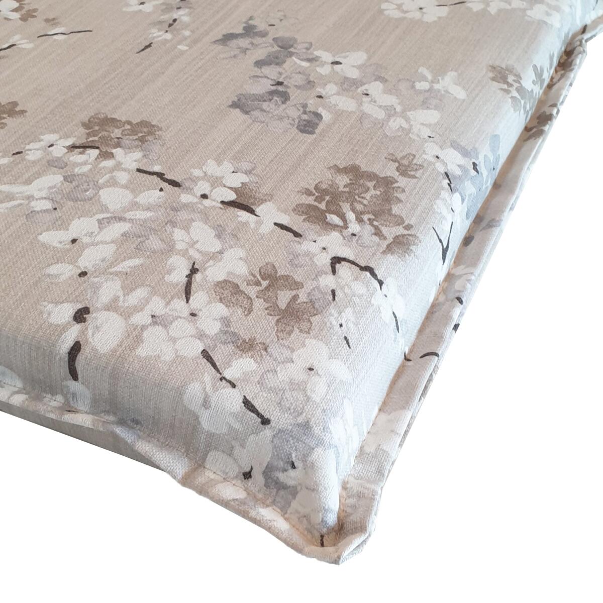 Cuscino per sedia in poliestere beige 40 x 40 x Sp 2 cm - 4