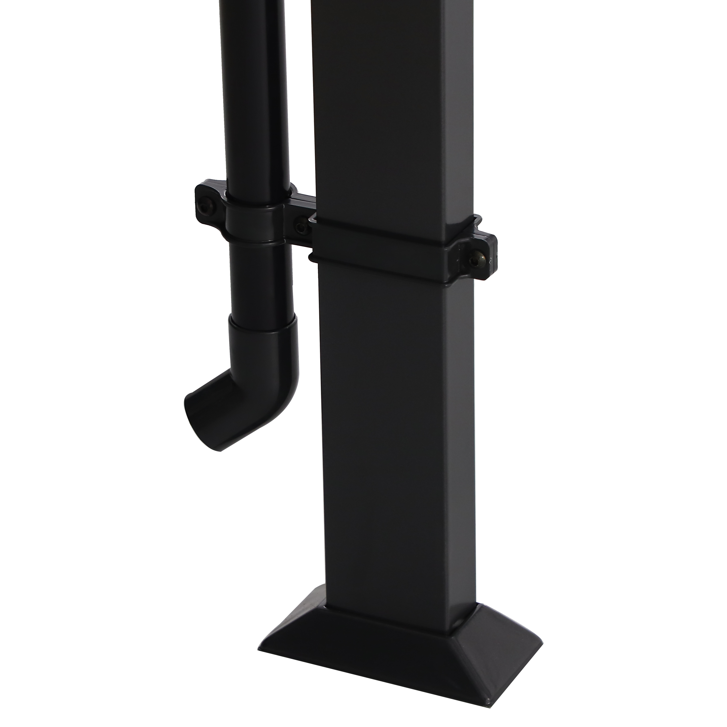 Pérgola de acero Yena gris de 400x350x270 cm - 4