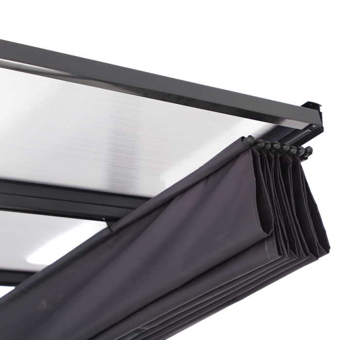 PERGOLA PARED MET YENA 350X400X270CM GRI