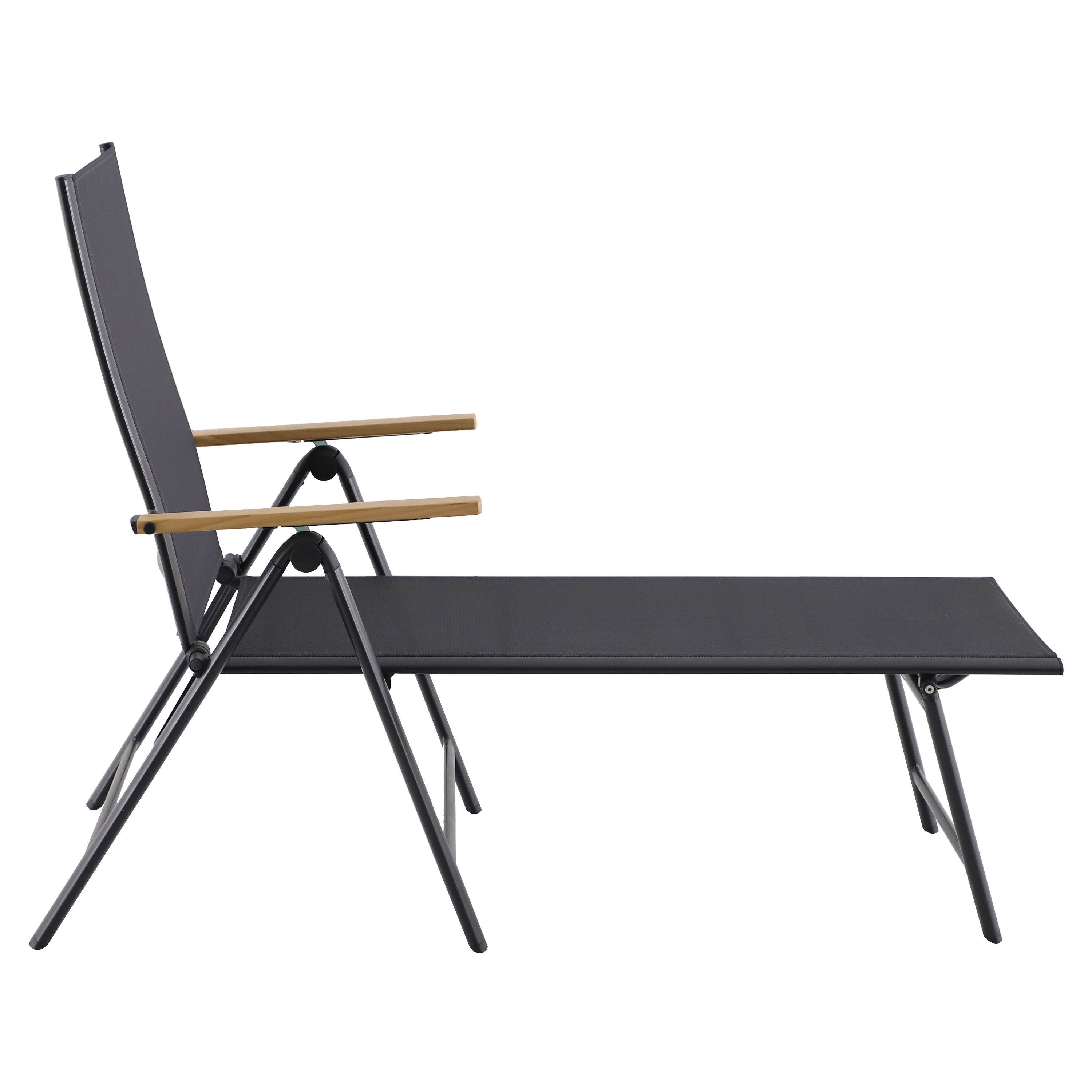 Espreguiçadeira de alumínio NATERIAL ORIS CINZA - 15