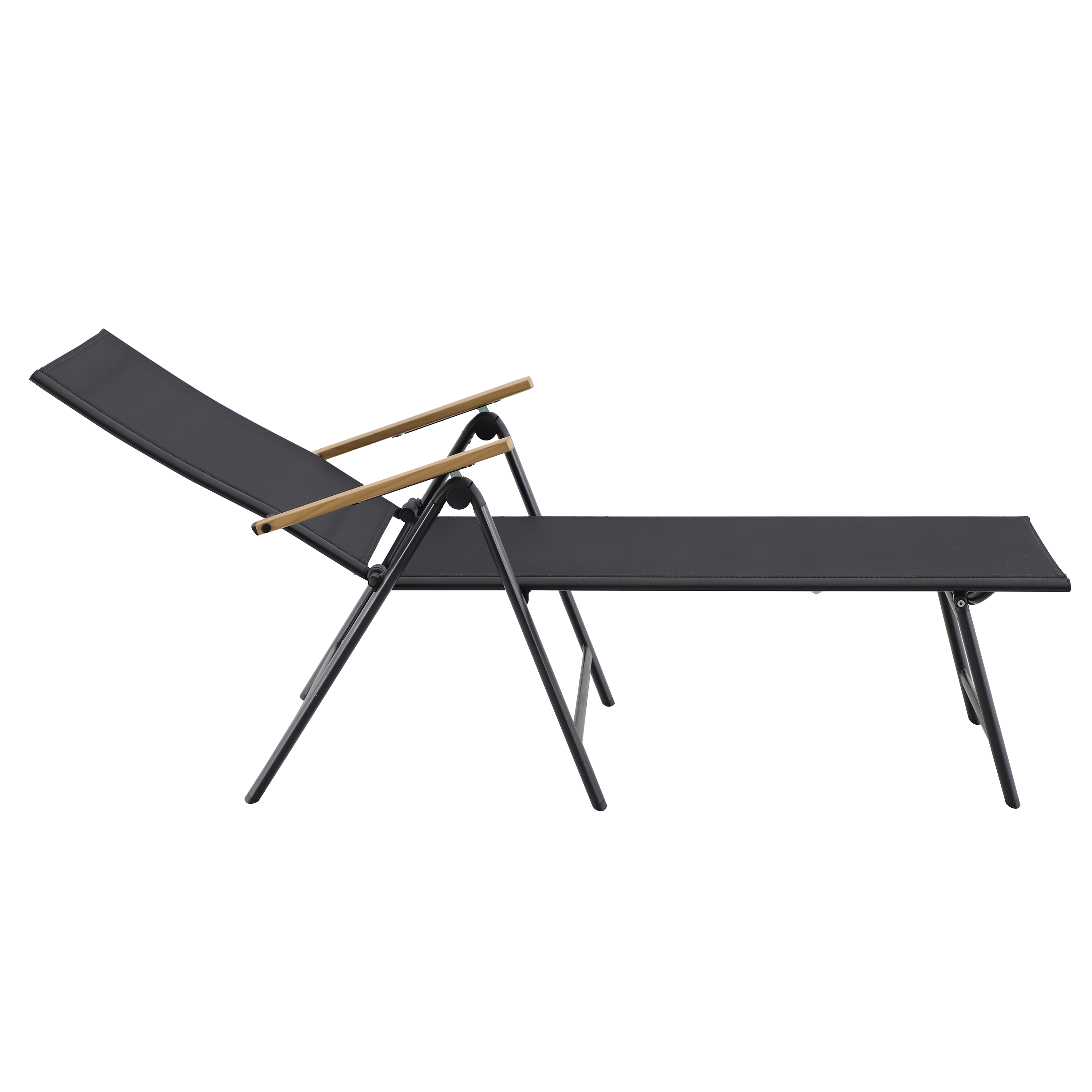 Espreguiçadeira de alumínio NATERIAL ORIS CINZA - 17