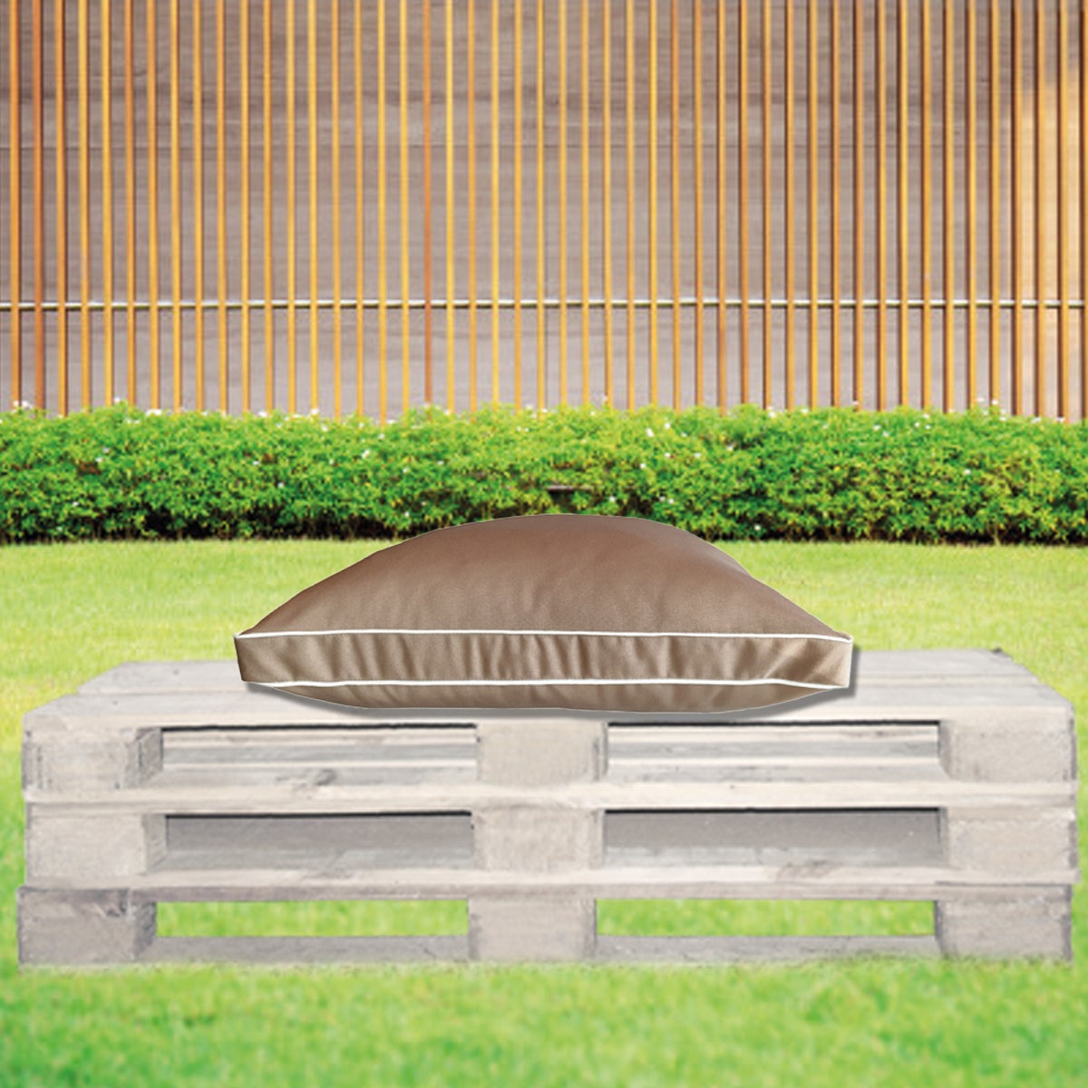 Cuscino Dralon ecrù 60 x 60 cm - 2