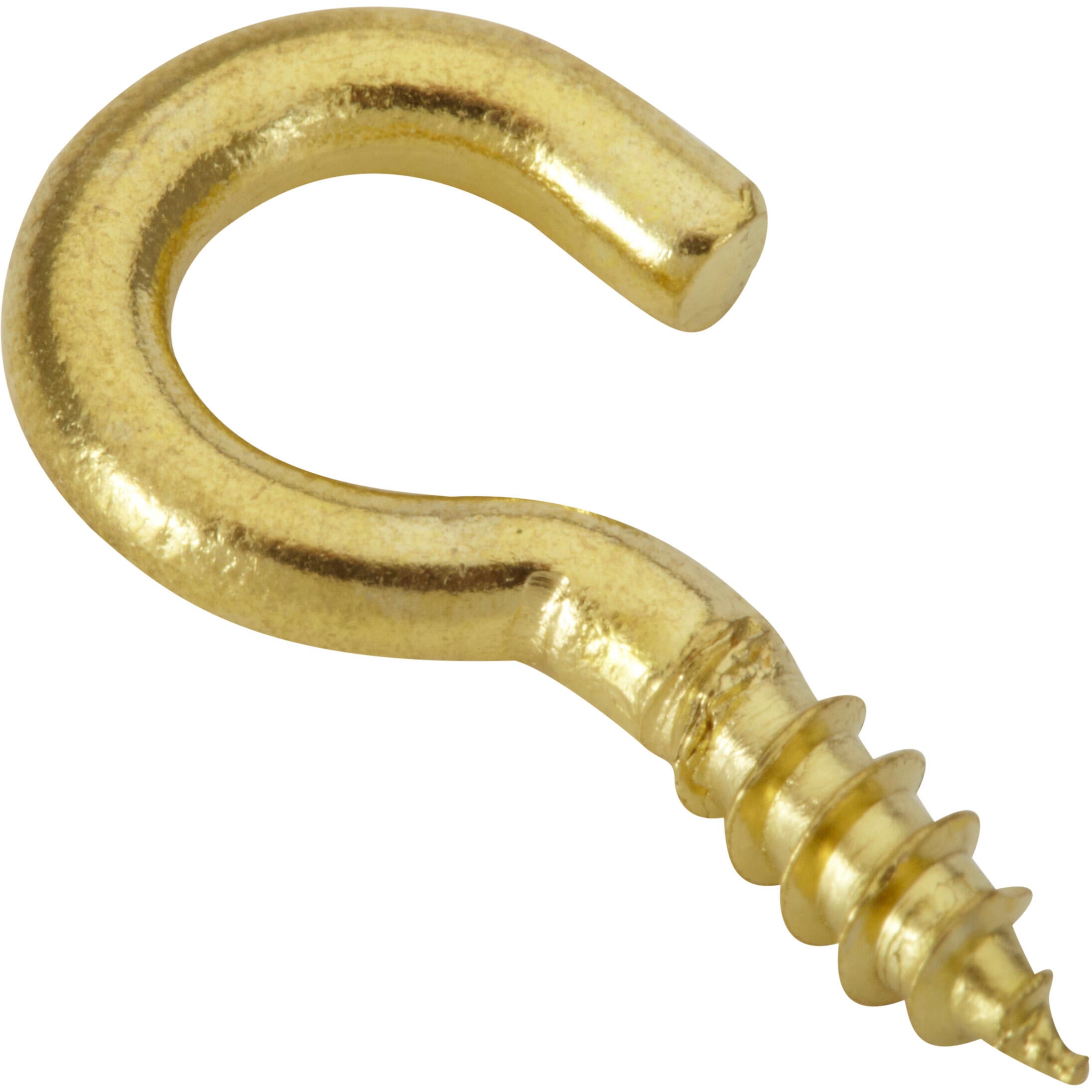 Lot de 20 crochets à visser laiton STANDERS, Diam.2.5 x L.10 mm - 4