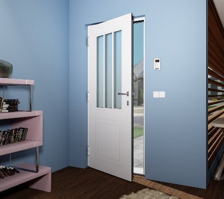 Blanche et lumineuse à l'intérieur, elle s'adaptera parfaitement à votre entrée - 1