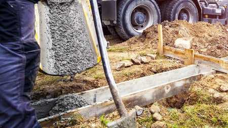 Livraison de beton à domicile sale