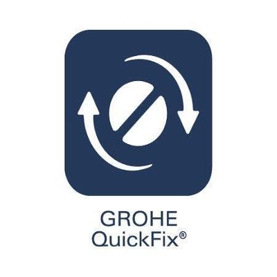 Pommeau De Douche Grohe Quickfix Vitalio Comfort 100 3 Jets Chromé +  Microfibre à Prix Carrefour