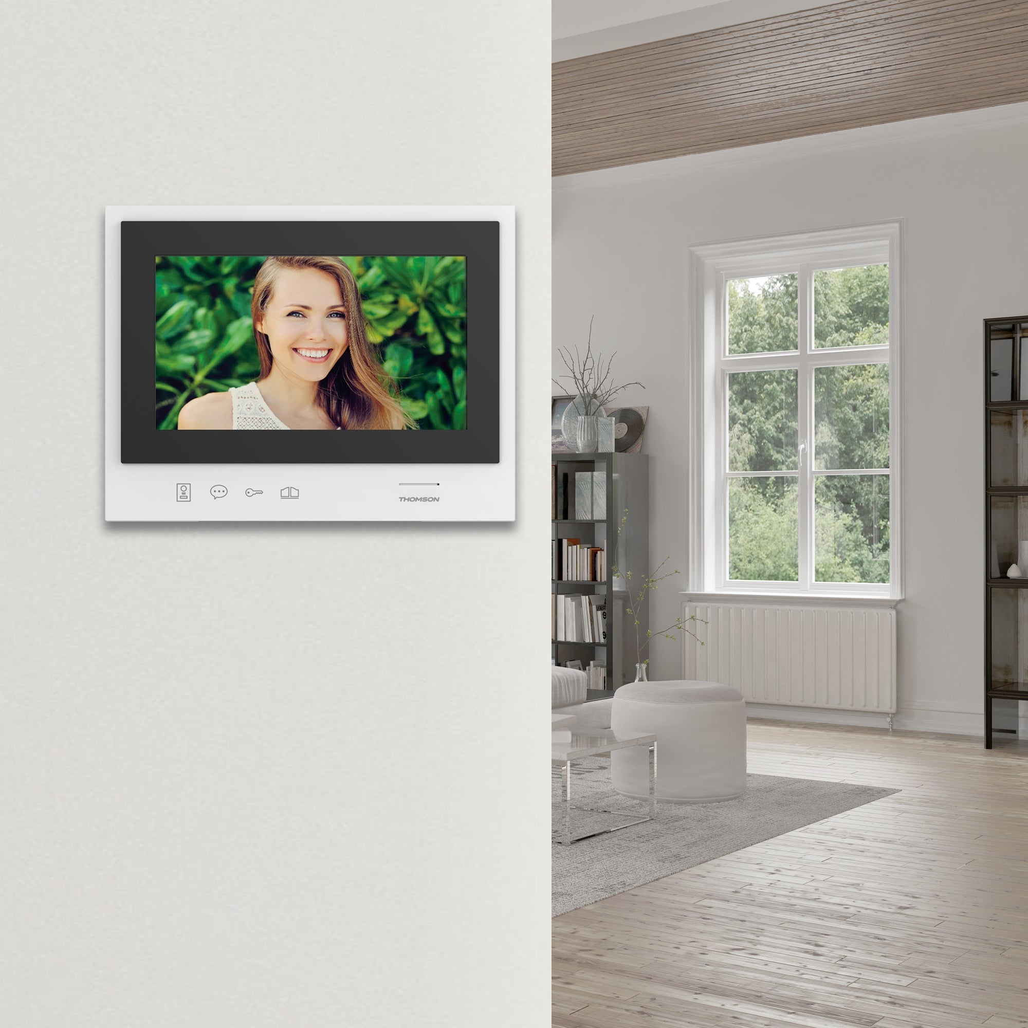 Smart Bracket 2 Installation simple/rapide à 2 fils Sma Visiophone Thomson Thomson 