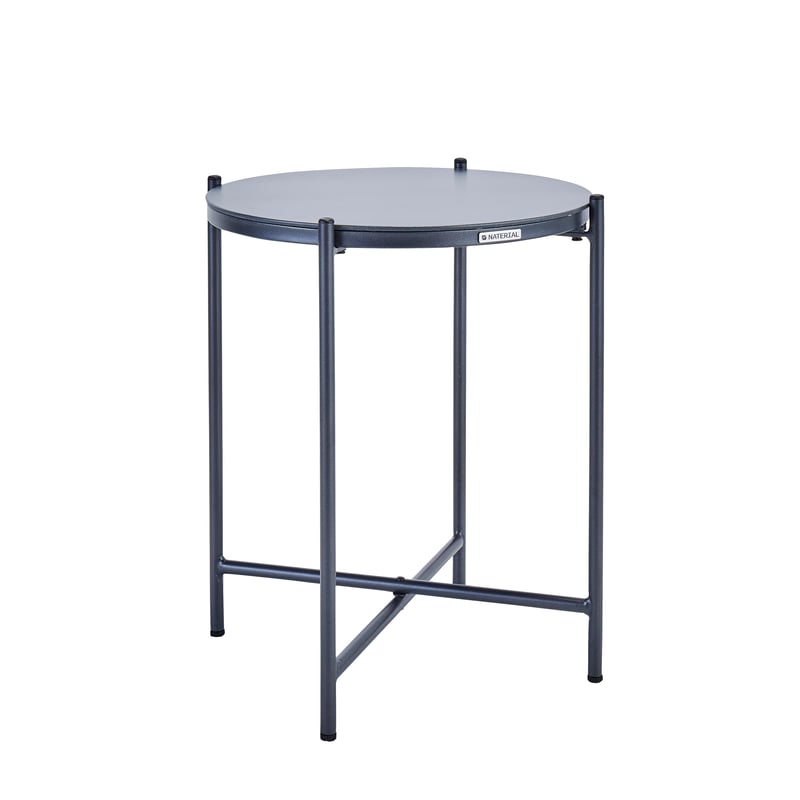 Stolik ogrodowy okrągły Mobis 45 cm antracytowy Naterial