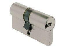 Cylindre De Serrure De Porte Biaisé 70 Mm 3 Clés Antivol Entrée Laiton - Foto 6