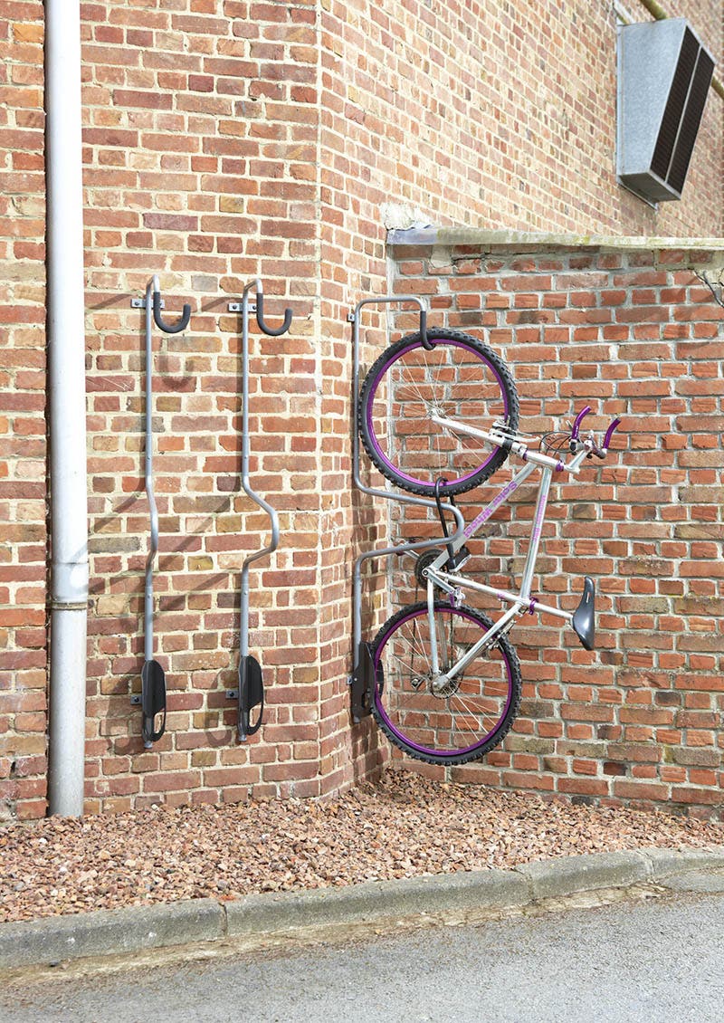Espace de rangement pour vélos extérieur, support de présentation