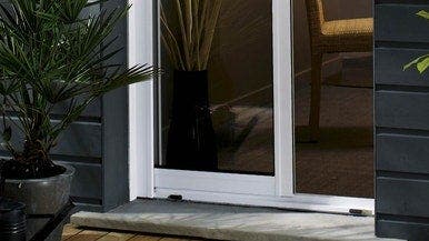 Photo d'un seuil de porte extérieure