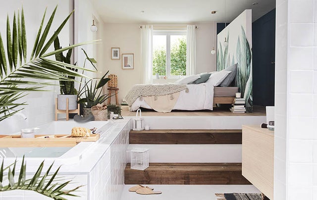 aménager suite parentale chambre estrade