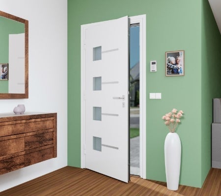 Blanche et lumineuse à l'intérieur, elle s'adaptera parfaitement à votre entrée - 1