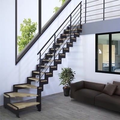 L'escalier Crémaillère : un style industriel qui a du charme